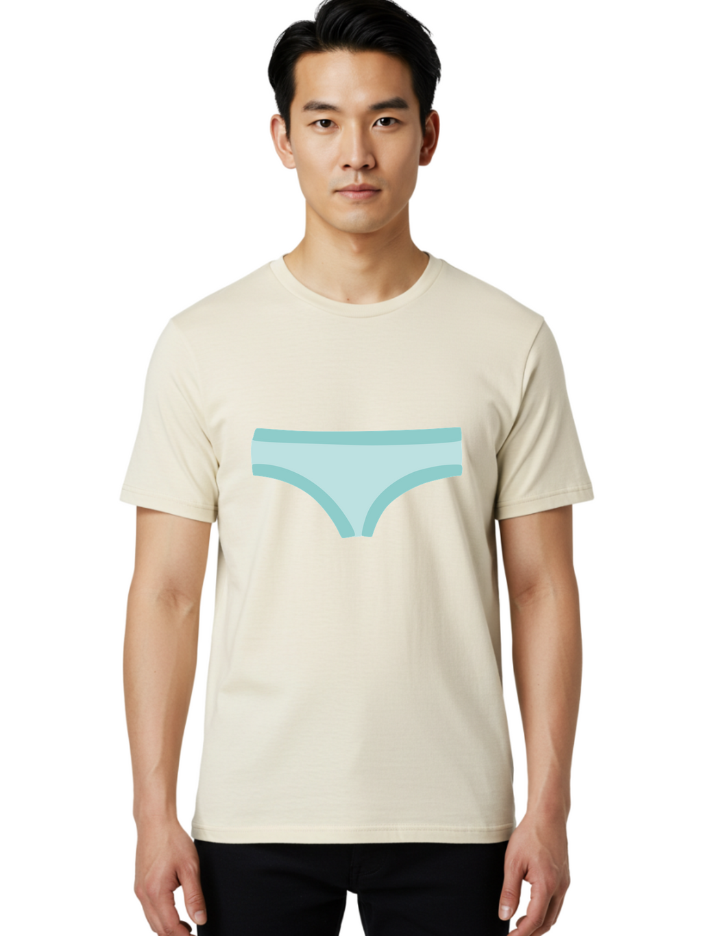 Women-S-Underwear Men'S Graphic Tee, 100% Cotton, Comfortable Casual Summer Wear, Machine Washable, Women'S Underwear, Lingerie, Intimate Apparel, Seamless Design, Comfortable Fit, Soft Fabric, Pastel Colors, Minimalist Style Aac139