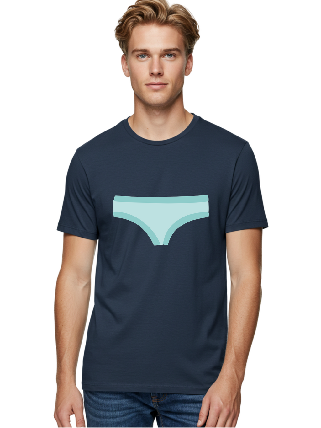 Women-S-Underwear Men'S Graphic Tee, 100% Cotton, Comfortable Casual Summer Wear, Machine Washable, Women'S Underwear, Lingerie, Intimate Apparel, Seamless Design, Comfortable Fit, Soft Fabric, Pastel Colors, Minimalist Style Aac139
