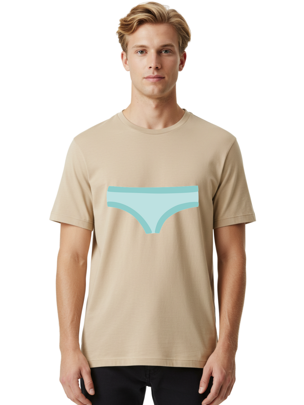 Women-S-Underwear Men'S Graphic Tee, 100% Cotton, Comfortable Casual Summer Wear, Machine Washable, Women'S Underwear, Lingerie, Intimate Apparel, Seamless Design, Comfortable Fit, Soft Fabric, Pastel Colors, Minimalist Style Aac139