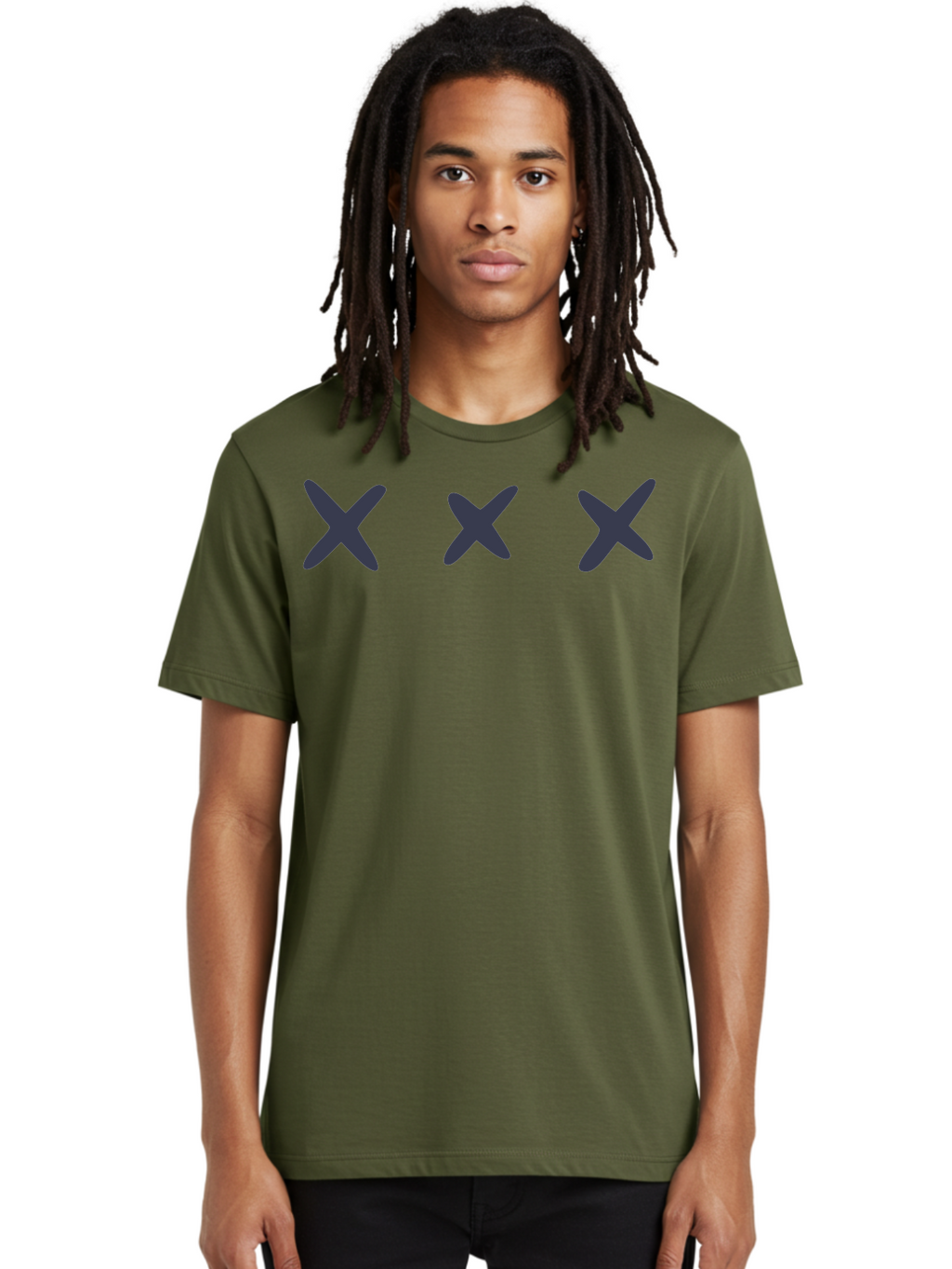 X-Marks-1 Men'S Graphic Tee, 100% Cotton, Comfortable Casual Summer Wear, Machine Washable, X Symbol, Delete Icon, Close Button, Cancel Sign, Cross Mark, Removal Indicator, Negative Symbol Aac142