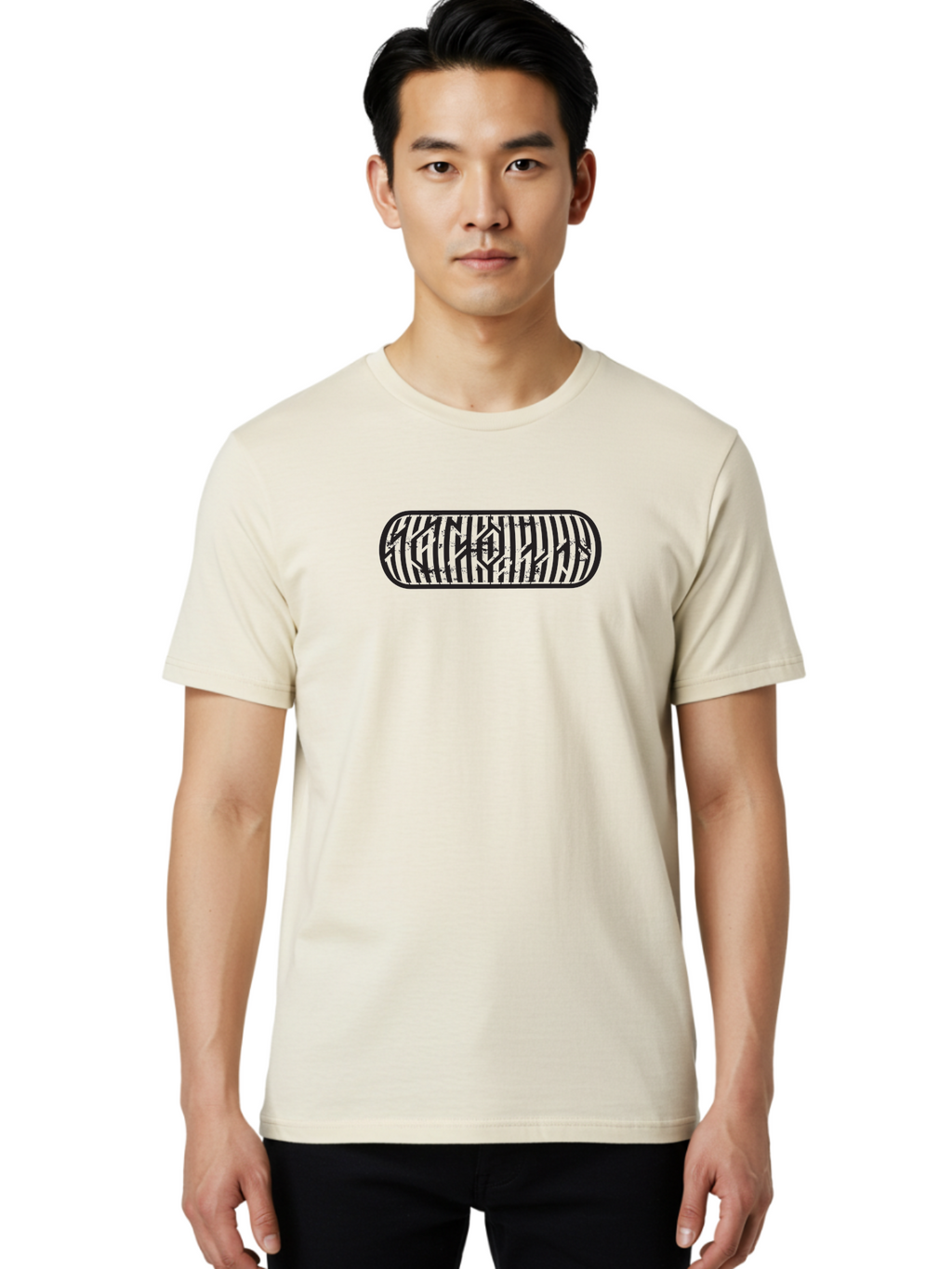 Barcode-Capsule Men'S Graphic Tee, 100% Cotton, Comfortable Casual Summer Wear, Machine Washable, Band Aid, First Aid, Wound Care, Medical Supplies, Healthcare Products, Sticky Bandage, Adhesive Strip Aac149