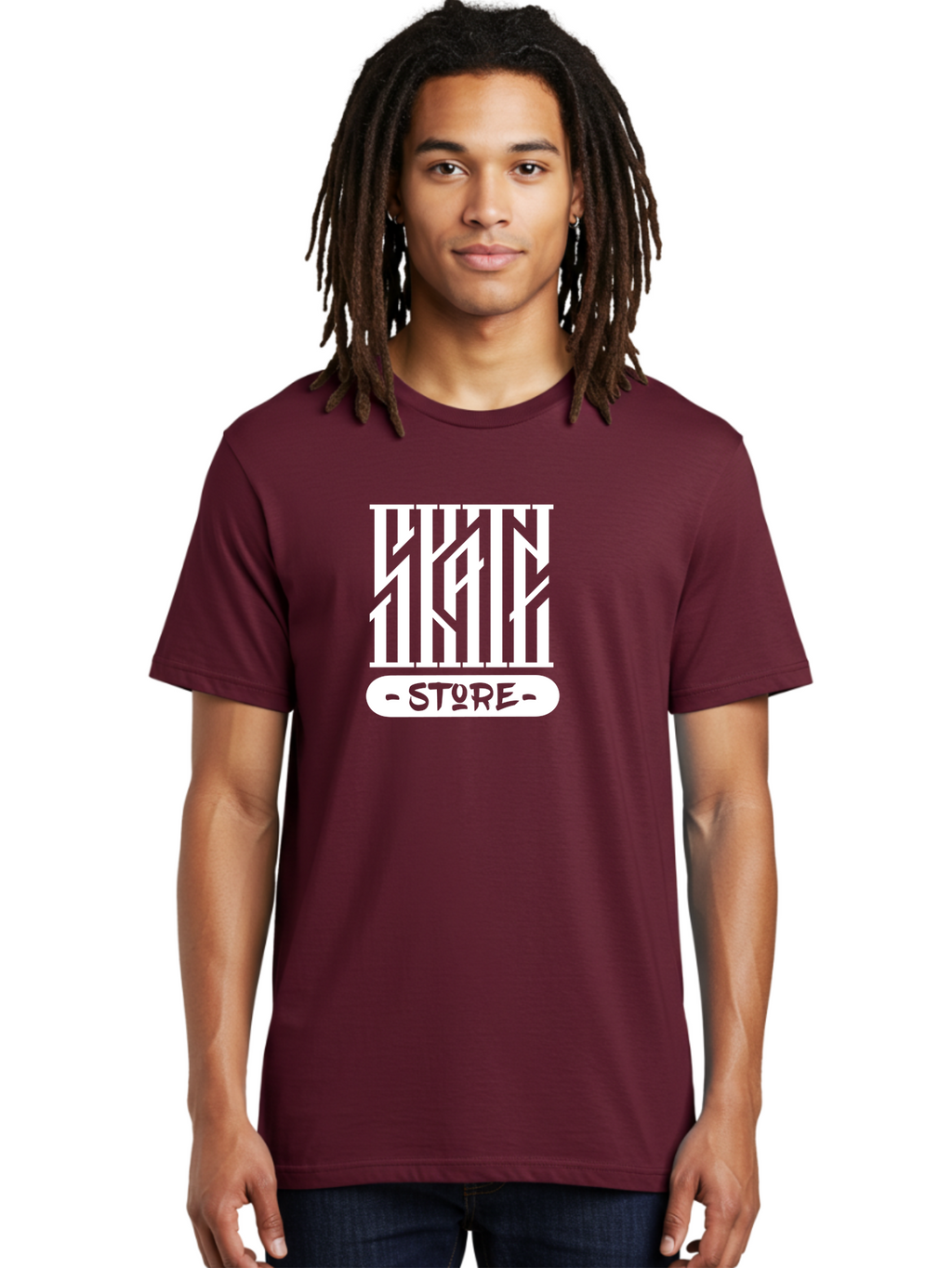 Hyn-Store Men'S Graphic Tee, 100% Cotton, Comfortable Casual Summer Wear, Machine Washable, Stylish Typography, Store Branding, Hyln Store, Modern Logo, Minimalist Design, Retail Identity, Green And White Color Scheme, Fashion Branding Aac150