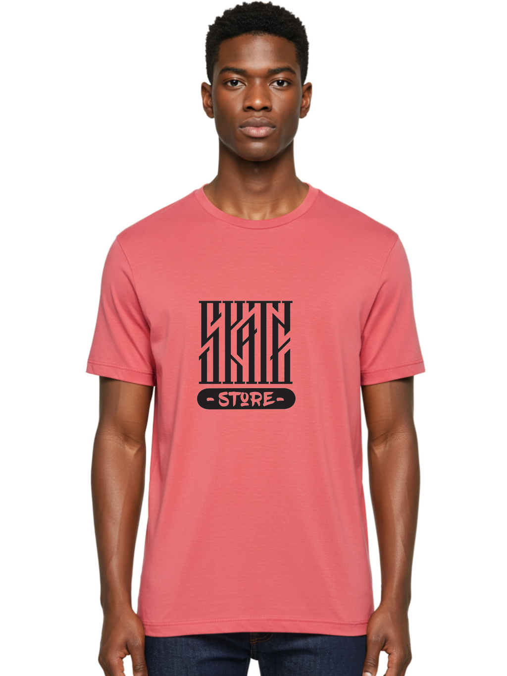 Livn-Store Men'S Graphic Tee, 100% Cotton, Comfortable Casual Summer Wear, Machine Washable, Lhtn Store, Modern Logo, Bold Typography, Black And Green Design, Minimalist Branding, Urban Style, Edgy Aesthetic, Streetwear Fashion Aac155