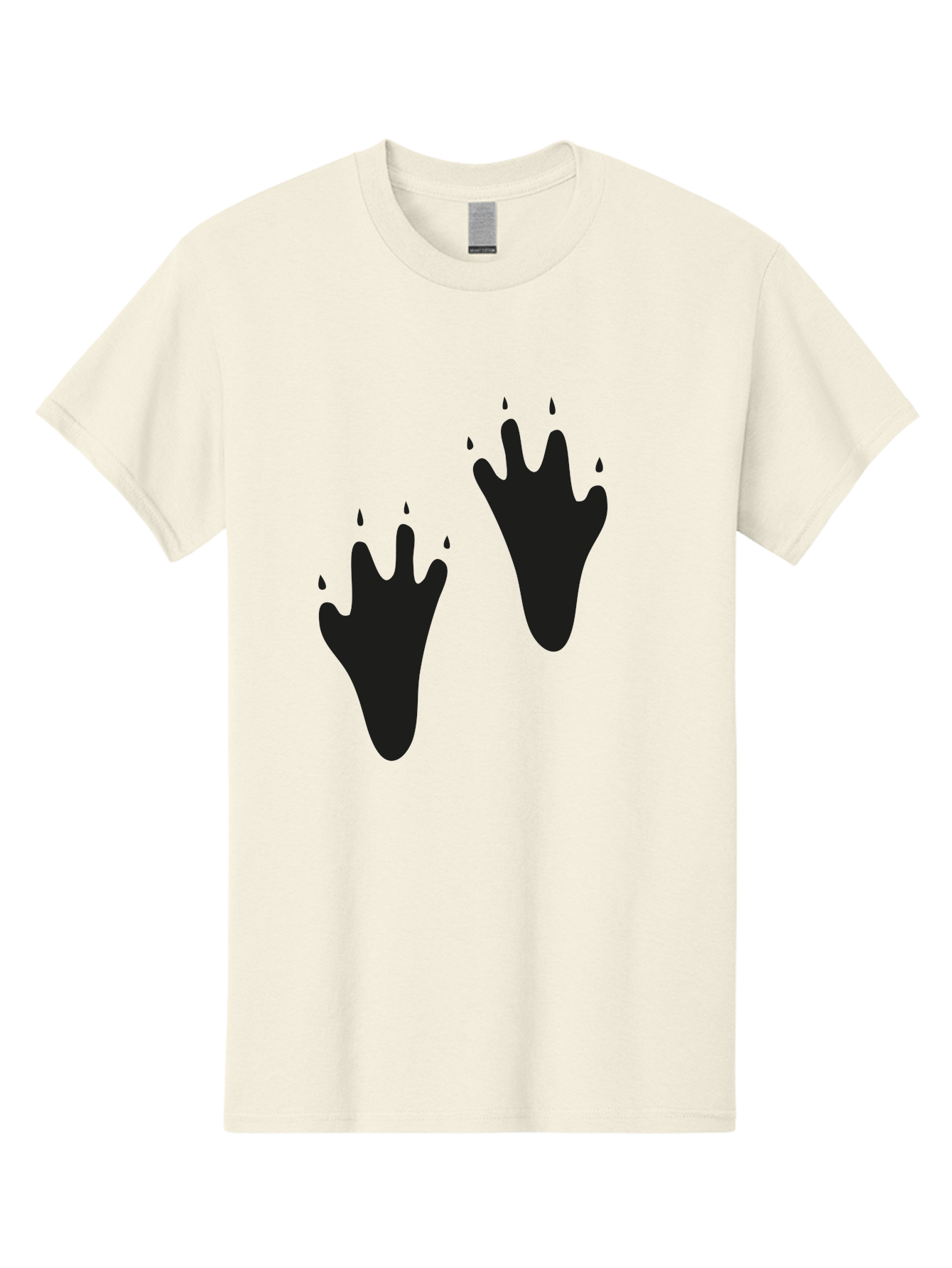 Bloody-Footprints Men'S Graphic Tee, 100% Cotton, Comfortable Casual Summer Wear, Machine Washable, Bloody Footprints, Black Footprints, Dripping Blood, Crime Scene, Forensic Evidence, Violence, Dark Atmosphere, Horror Theme Aac194