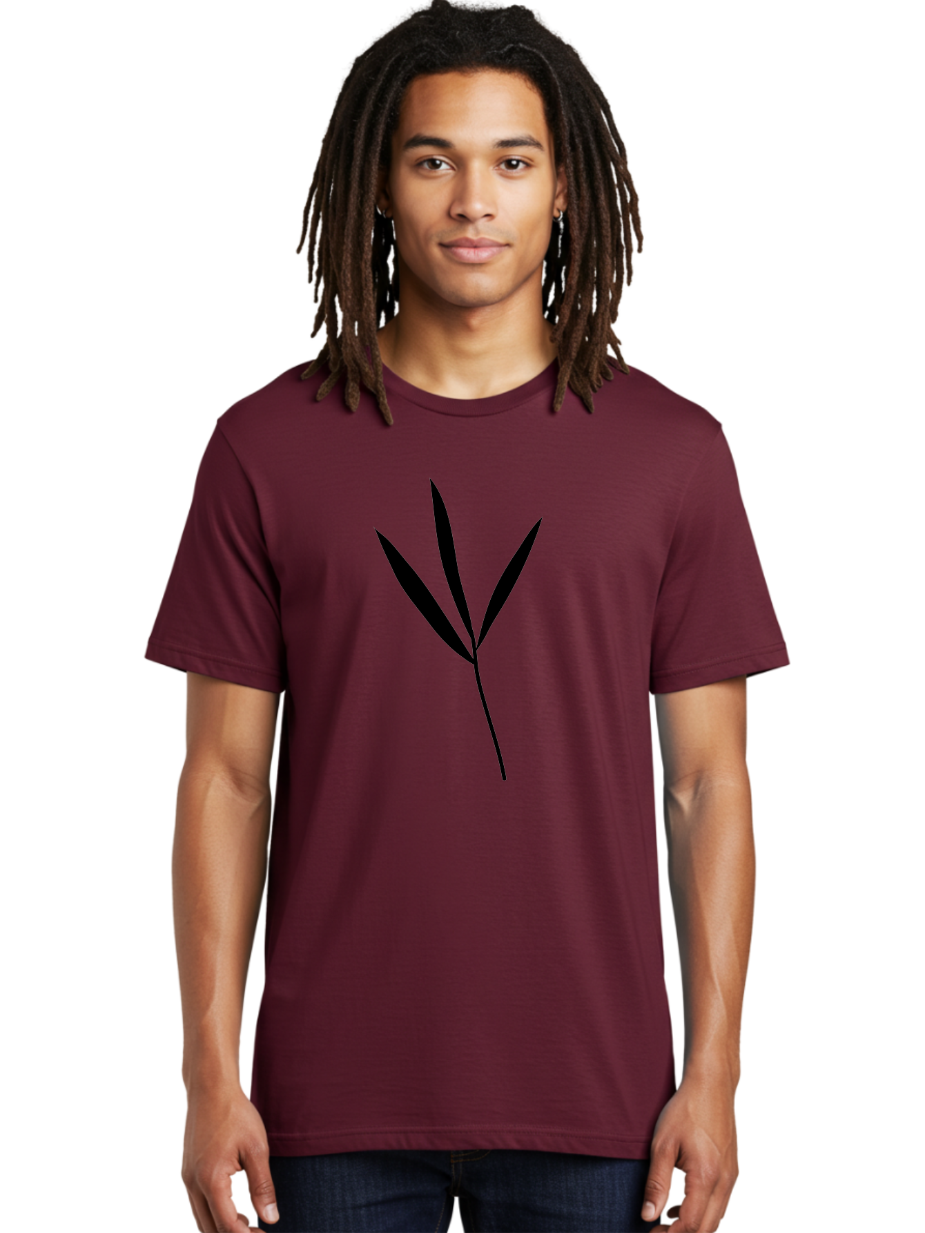 Cannabis-Leaf Men'S Graphic Tee, 100% Cotton, Comfortable Casual Summer Wear, Machine Washable, Cannabis Leaf, Marijuana Symbol, Black Silhouette, Three Leaves, Leafy Greens, Cannabis Culture, Pot Leaf, Weed Icon Aac201