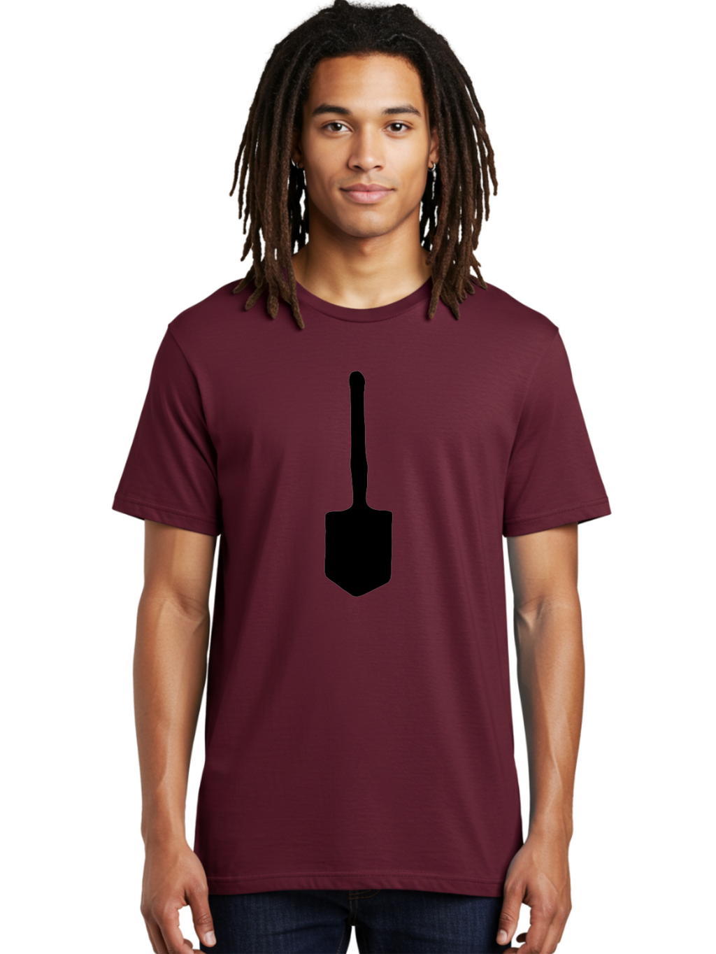 Spatula Men'S Graphic Tee, 100% Cotton, Comfortable Casual Summer Wear, Machine Washable, Silhouette Of Spatula, Kitchen Utensil, Cooking Tool, Black Shape, Minimalist Design, Cooking Essentials Aac239