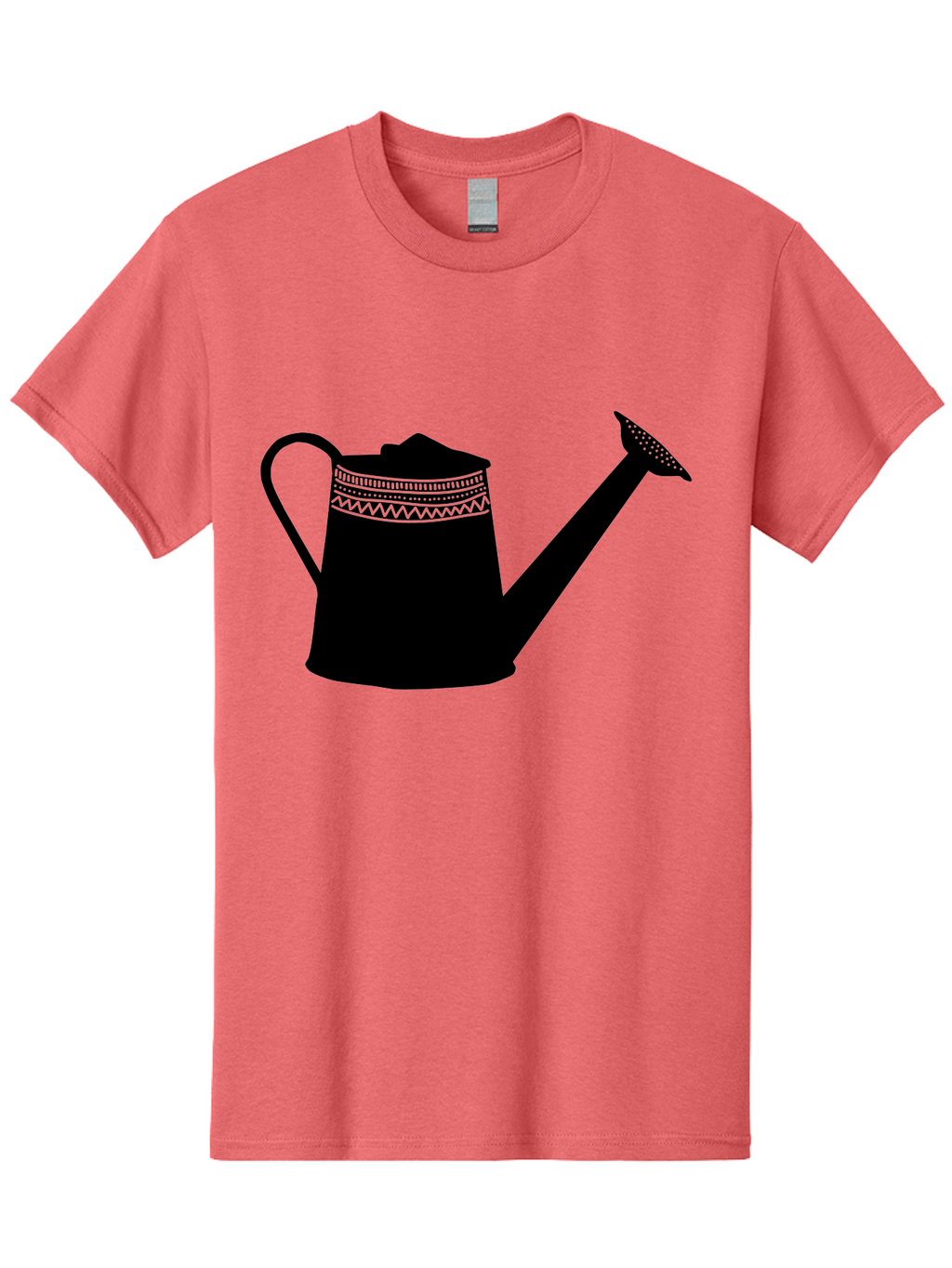 Watering-Can Men'S Graphic Tee, 100% Cotton, Comfortable Casual Summer Wear, Machine Washable, Watering Can, Gardening Tools, Nursery Equipment, Decorative Patterns, Geometric Designs, Garden Care, Plant Watering Aac248