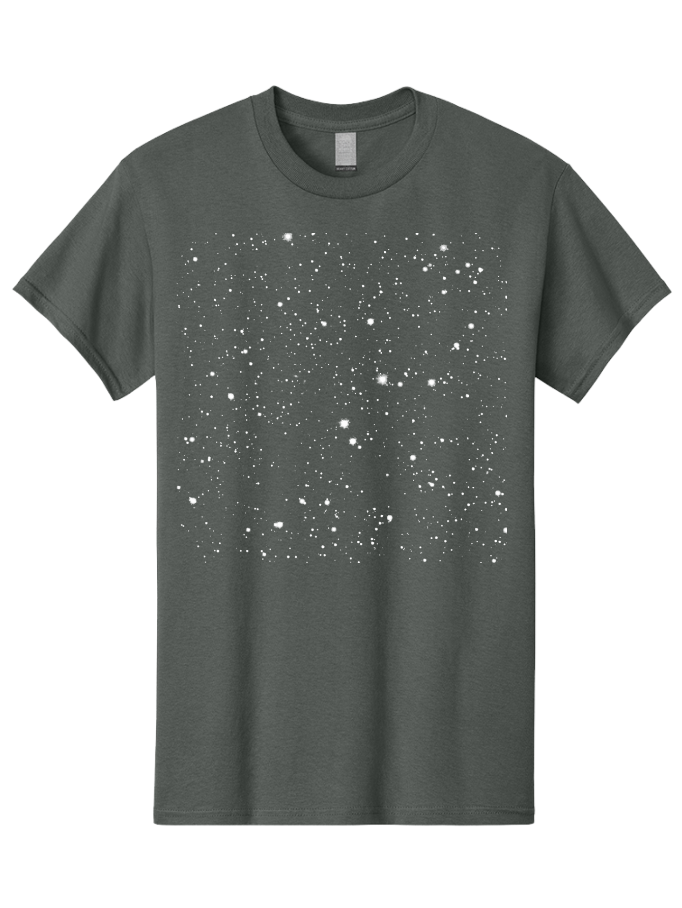 Falling-Snow Men'S Graphic Tee, 100% Cotton, Comfortable Casual Summer Wear, Machine Washable, Falling Snow, White Snowflakes, Snowfall Effect, Winter Wonderland, Festive Atmosphere, Holiday Graphics, Snowy Scene, Animation Background Aac307