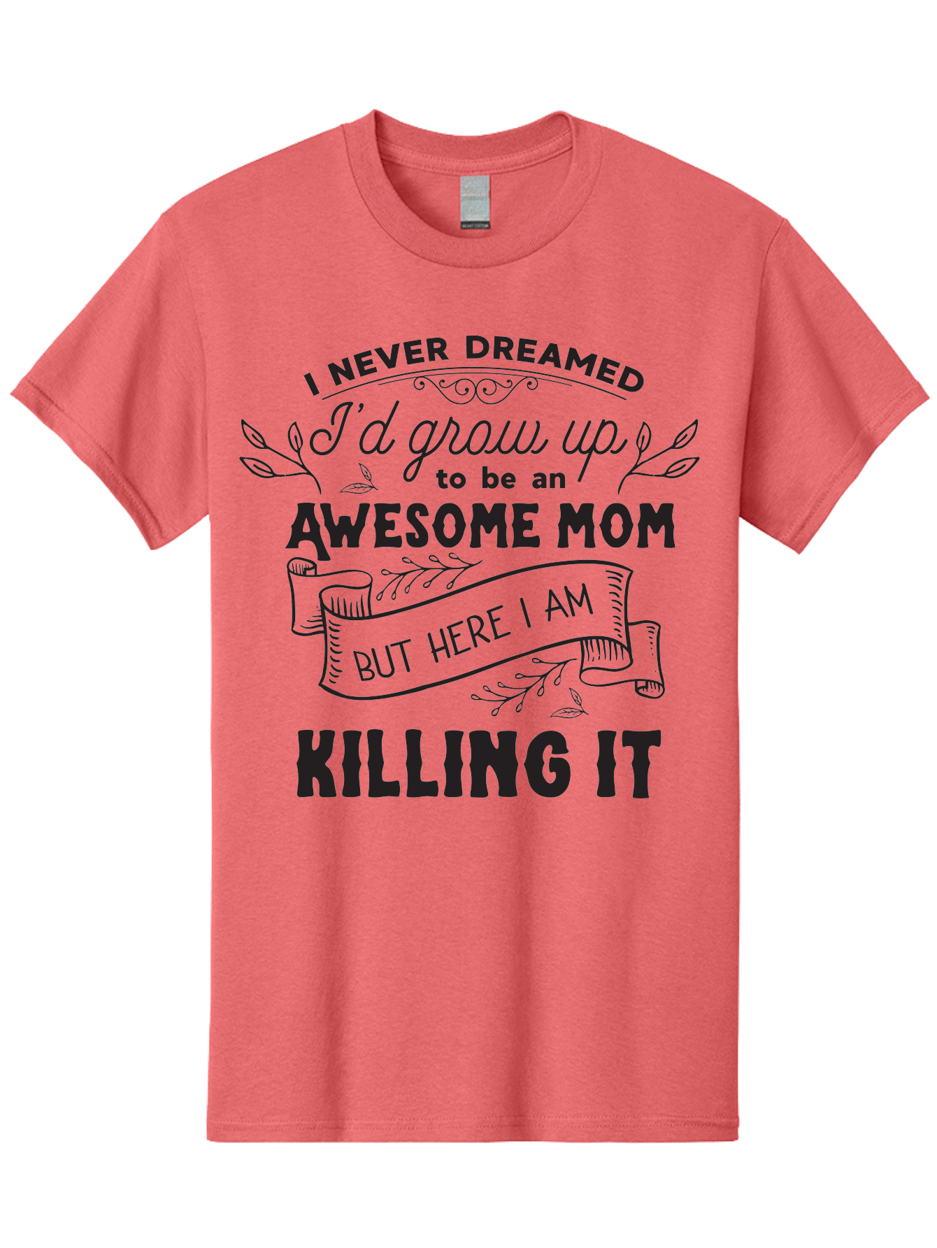 Awesome-Mom-Quote Men'S Graphic Tee, 100% Cotton, Comfortable Casual Summer Wear, Machine Washable, Awesome Mom Quote, Mom Life, Mom Humor, Motherhood, Inspirational Quote, Funny Mom Quote, Mom Pride, Empowerment Aac480