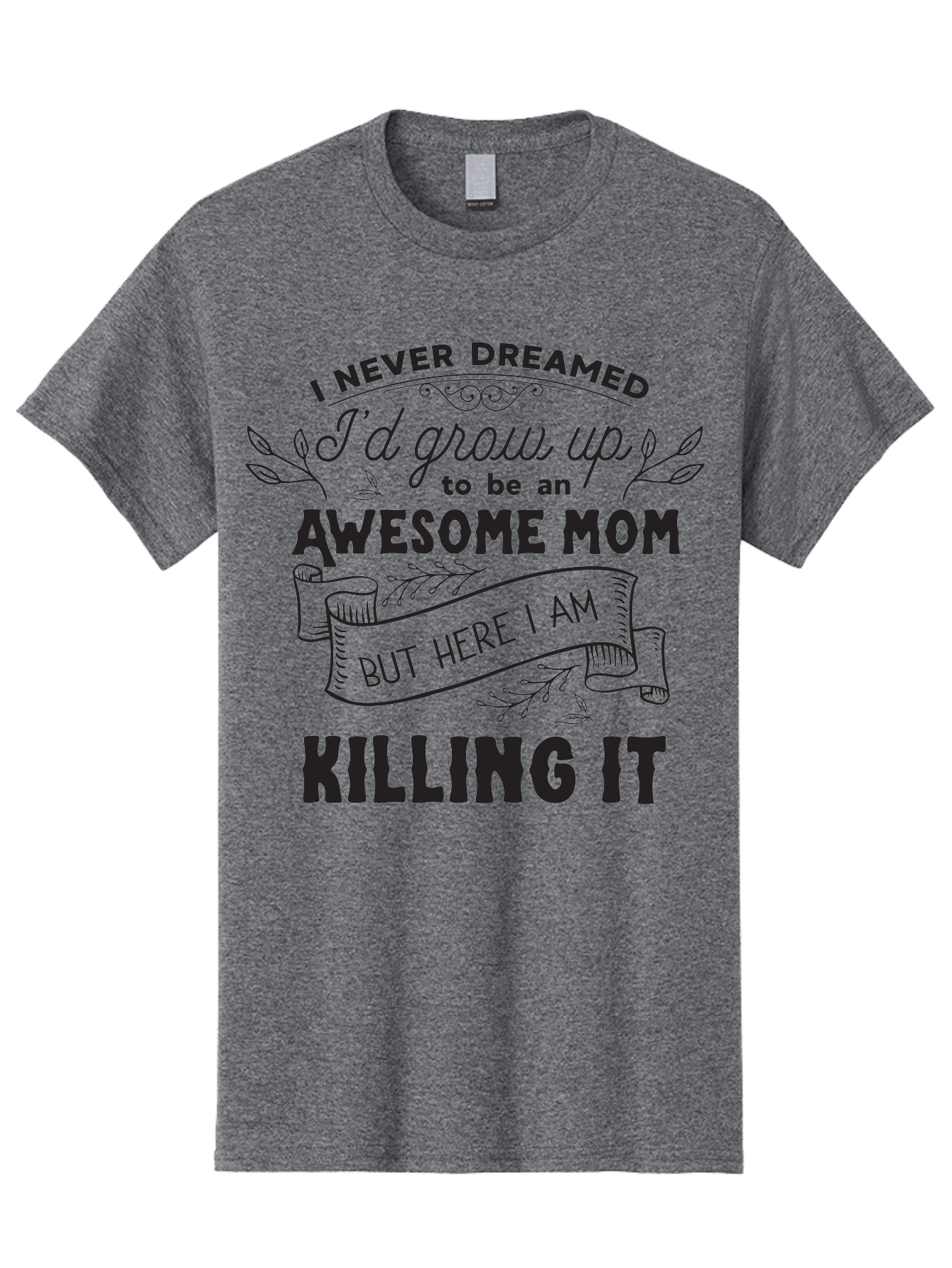 Awesome-Mom-Quote Men'S Graphic Tee, 100% Cotton, Comfortable Casual Summer Wear, Machine Washable, Awesome Mom Quote, Mom Life, Mom Humor, Motherhood, Inspirational Quote, Funny Mom Quote, Mom Pride, Empowerment Aac480