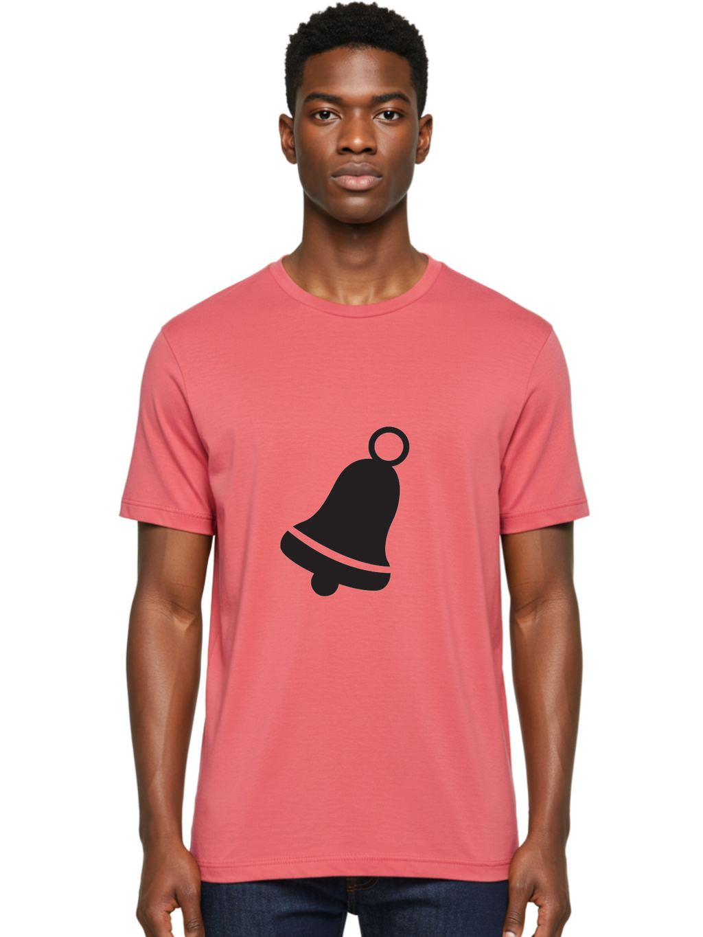 Bell-Icon Men'S Graphic Tee, 100% Cotton, Comfortable Casual Summer Wear, Machine Washable, Notification Symbol, Alert Icon, Reminder Sign, Notification Bell, Message Alert, Bell Notification, Social Media Notification, App Notification Aac509