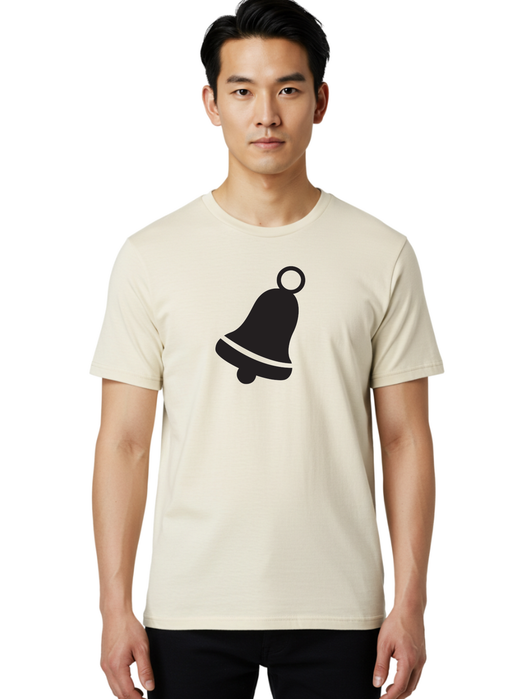 Bell-Icon Men'S Graphic Tee, 100% Cotton, Comfortable Casual Summer Wear, Machine Washable, Notification Symbol, Alert Icon, Reminder Sign, Notification Bell, Message Alert, Bell Notification, Social Media Notification, App Notification Aac509