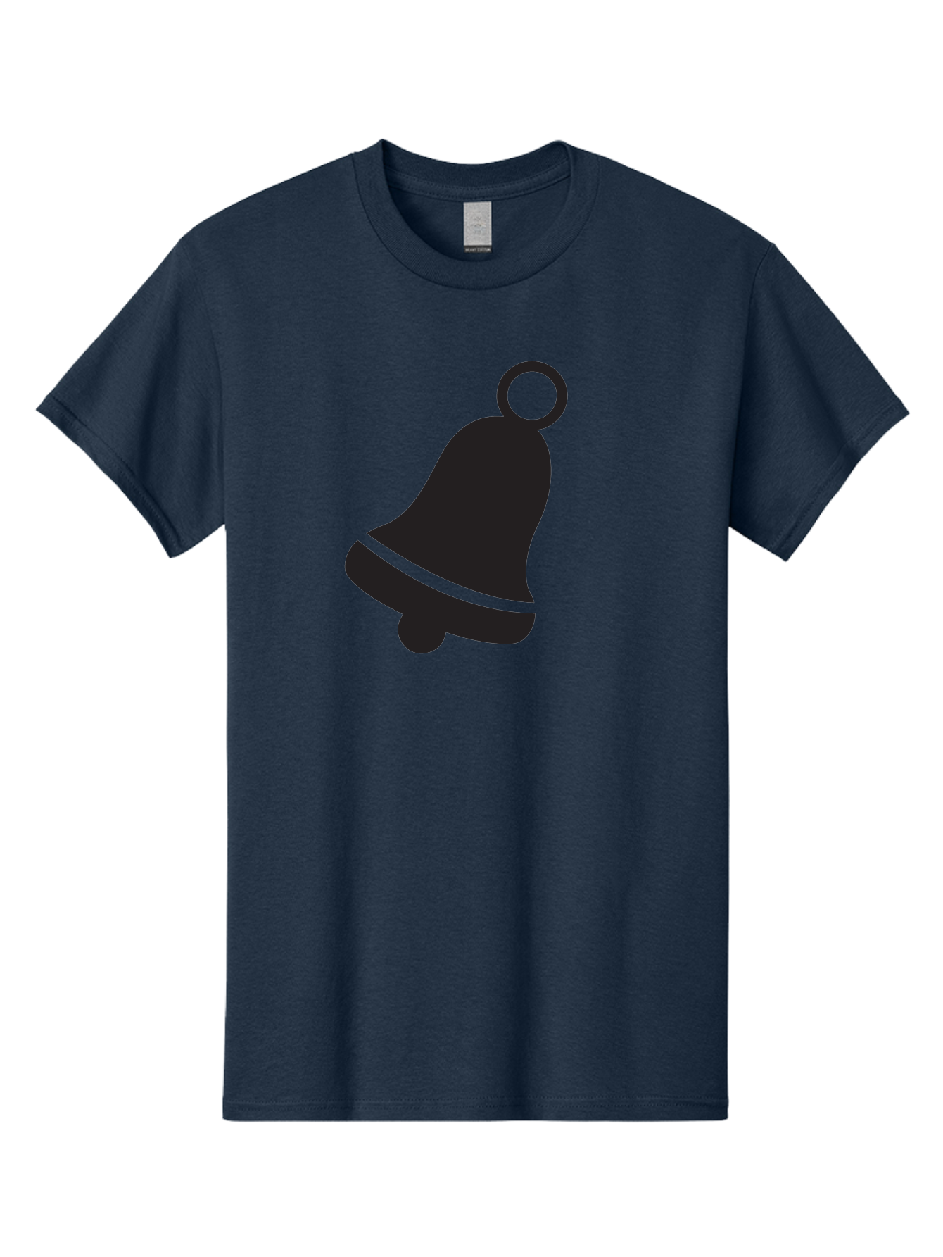 Bell-Icon Men'S Graphic Tee, 100% Cotton, Comfortable Casual Summer Wear, Machine Washable, Notification Symbol, Alert Icon, Reminder Sign, Notification Bell, Message Alert, Bell Notification, Social Media Notification, App Notification Aac509