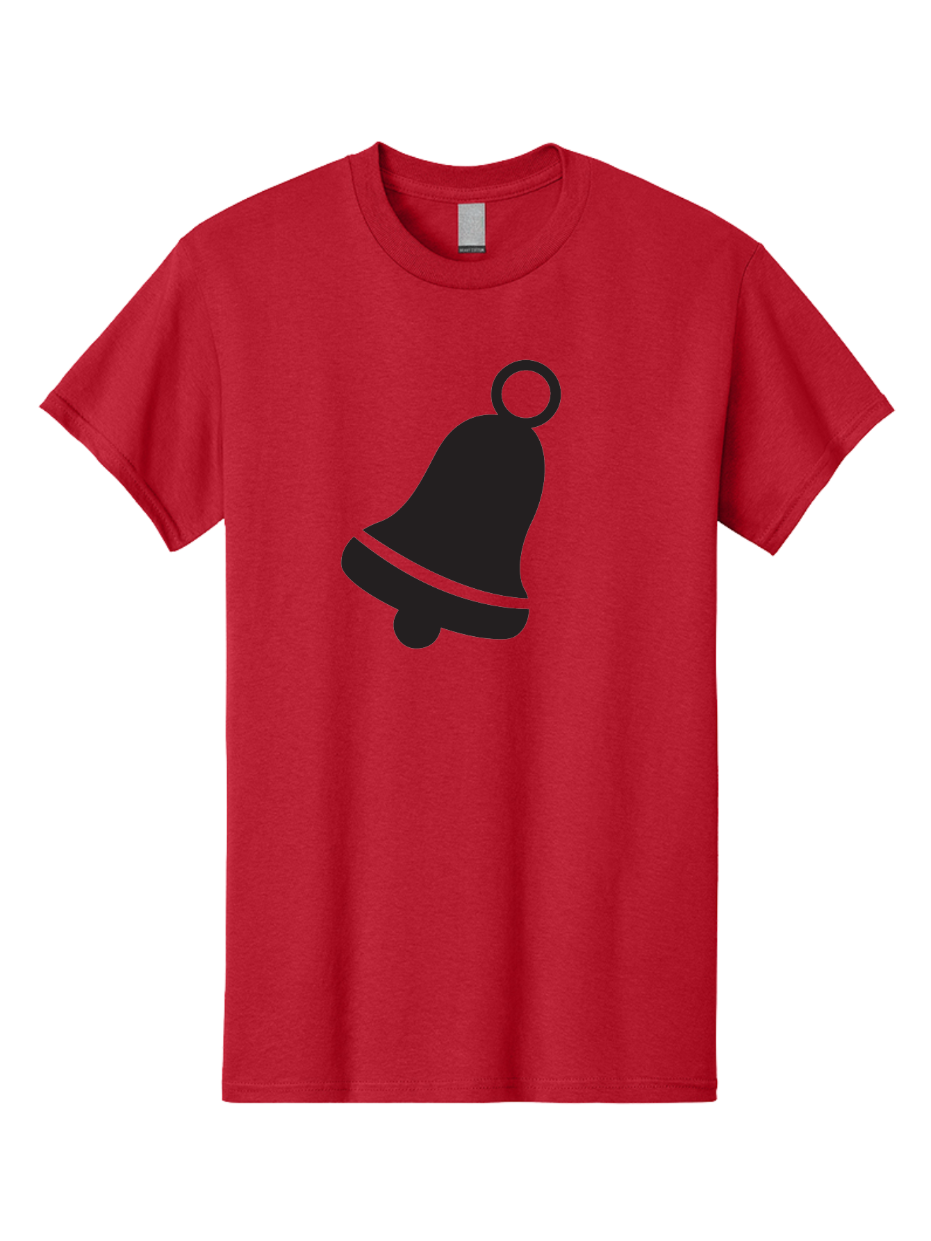 Bell-Icon Men'S Graphic Tee, 100% Cotton, Comfortable Casual Summer Wear, Machine Washable, Notification Symbol, Alert Icon, Reminder Sign, Notification Bell, Message Alert, Bell Notification, Social Media Notification, App Notification Aac509