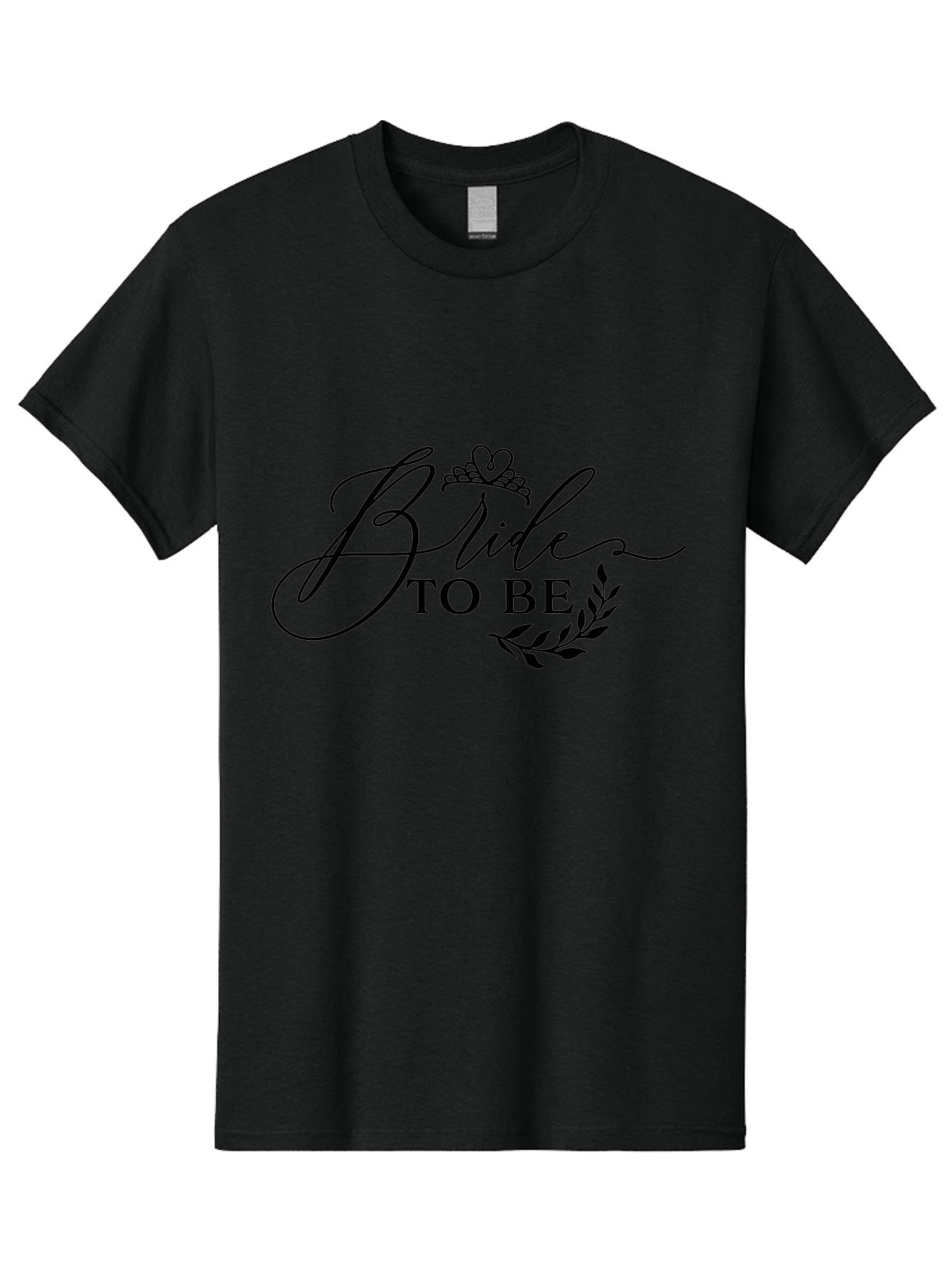 Bride-To-Be Men'S Graphic Tee, 100% Cotton, Comfortable Casual Summer Wear, Machine Washable, Bridal Party, Wedding Decorations, Bachelorette Party, Bridesmaid Gifts, Wedding Accessories, Tiara, Laurel Leaves, Bridal Shower Aac545