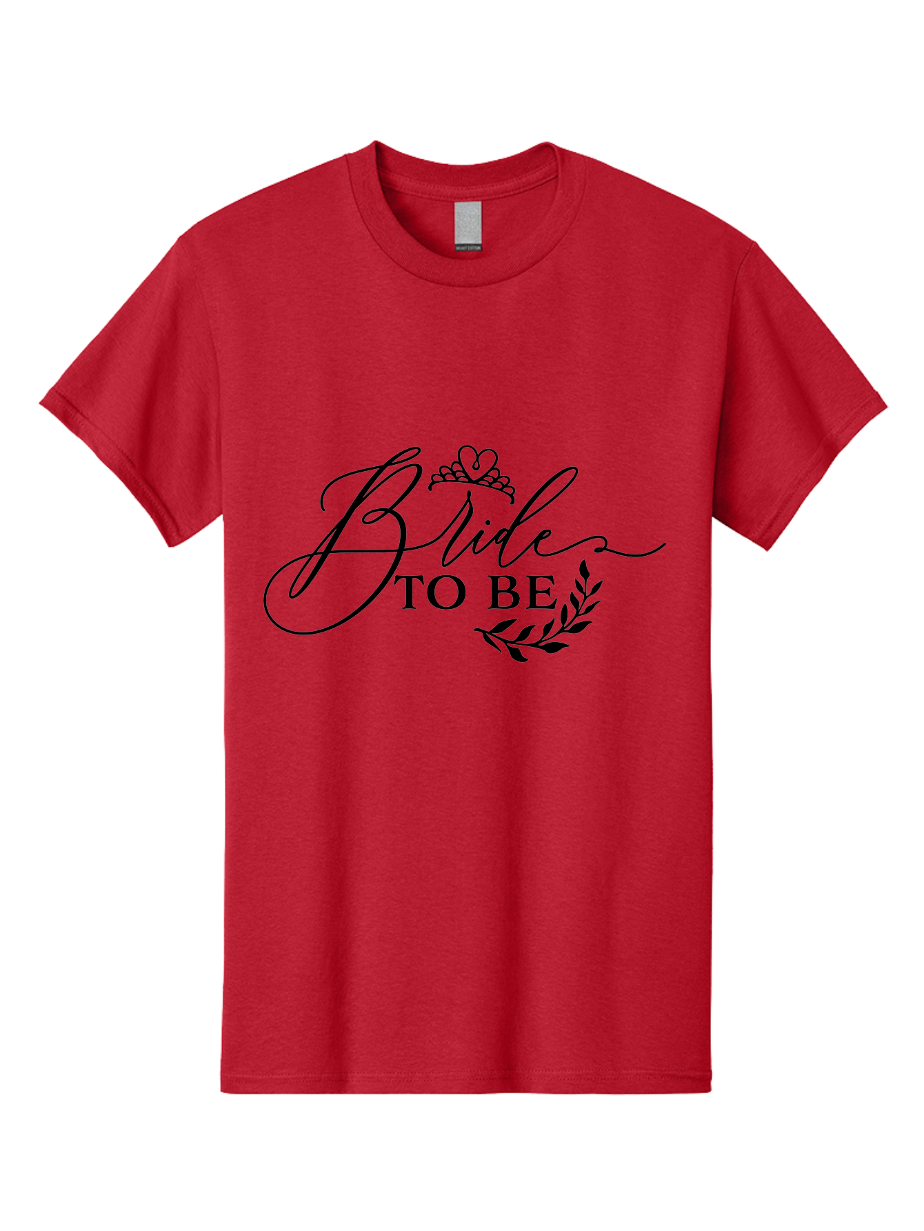 Bride-To-Be Men'S Graphic Tee, 100% Cotton, Comfortable Casual Summer Wear, Machine Washable, Bridal Party, Wedding Decorations, Bachelorette Party, Bridesmaid Gifts, Wedding Accessories, Tiara, Laurel Leaves, Bridal Shower Aac545