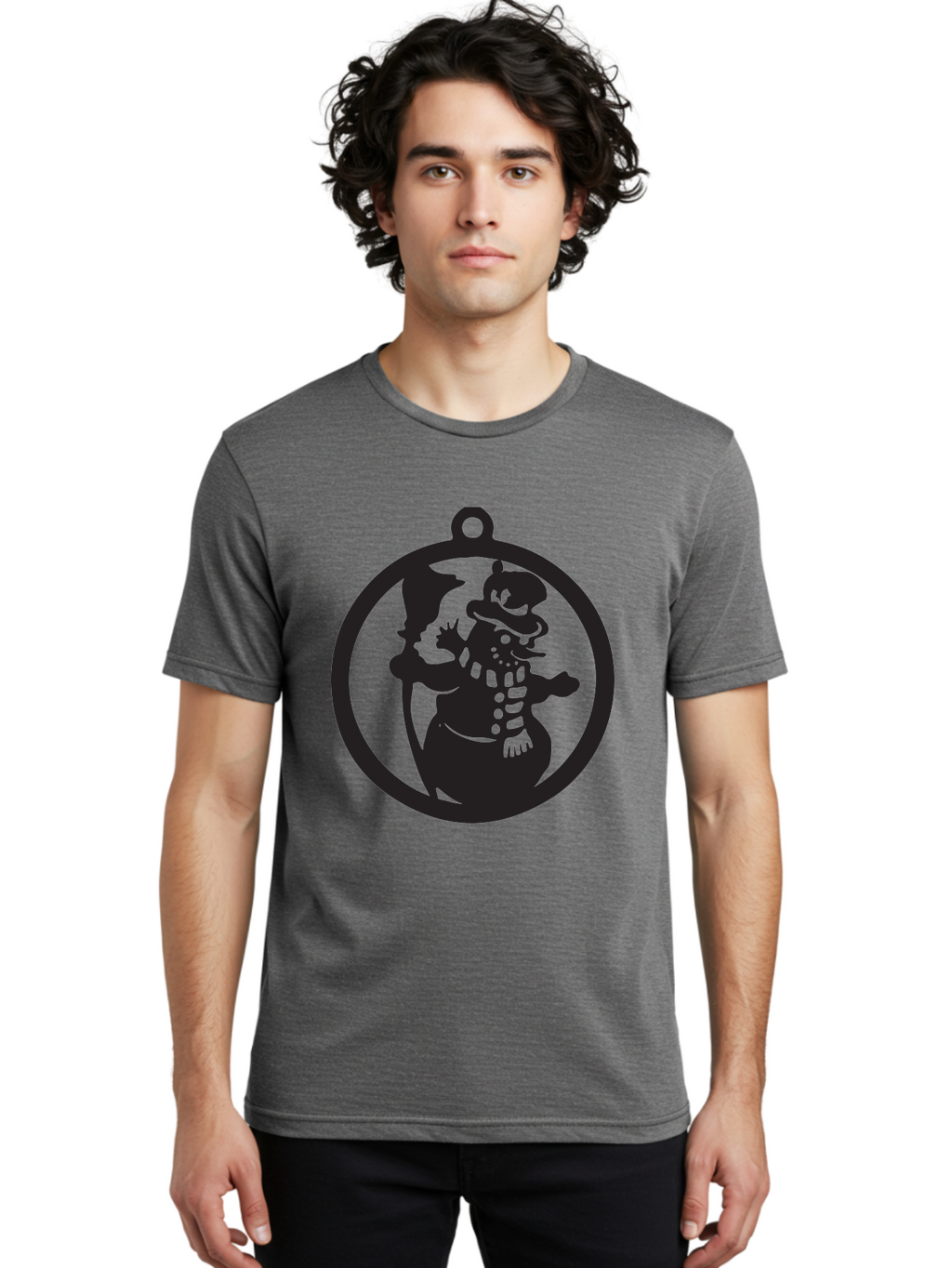 Duck-Hunt-Dog Men'S Graphic Tee, 100% Cotton, Comfortable Casual Summer Wear, Machine Washable, Magician Duck Character, Cartoon Silhouette, Mystical Illustration, Fantasy Art, Whimsical Design, Ornate Details, Medieval Inspired, Aac662