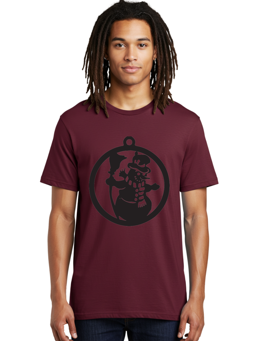 Duck-Hunt-Dog Men'S Graphic Tee, 100% Cotton, Comfortable Casual Summer Wear, Machine Washable, Magician Duck Character, Cartoon Silhouette, Mystical Illustration, Fantasy Art, Whimsical Design, Ornate Details, Medieval Inspired, Aac662