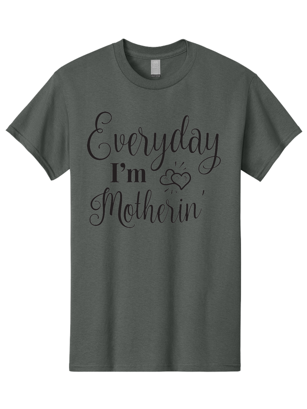Everyday-I-M-Motherin Men'S Graphic Tee, 100% Cotton, Comfortable Casual Summer Wear, Machine Washable, Funny Mother In Law Quote, Quirky Humor, Humorous Saying, Mother In Law Gift, Funny Gift Ideas, Sarcastic Quote, Humorous Phrases, Aac693