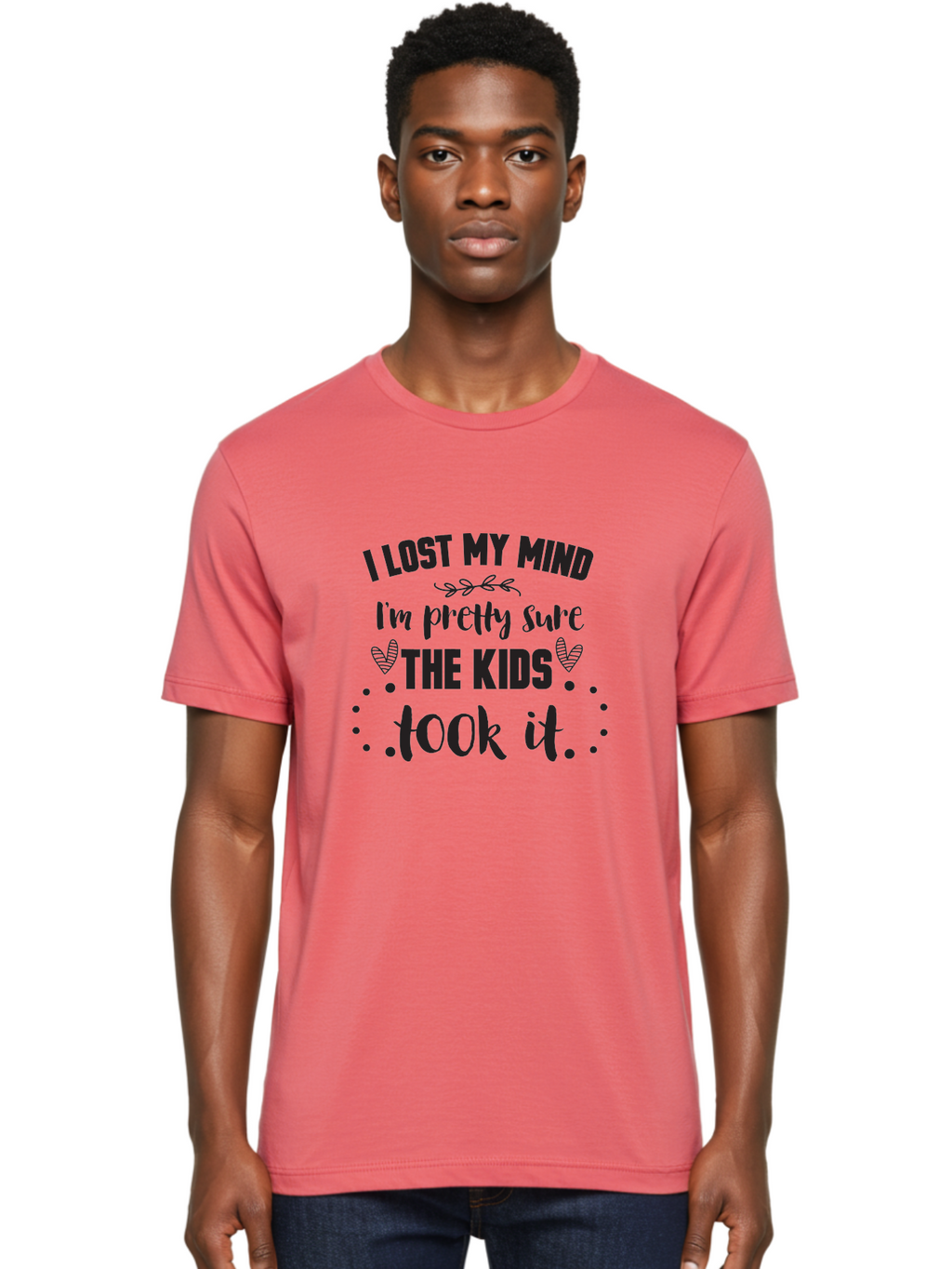 I-Lost-My-Mind Men'S Graphic Tee, 100% Cotton, Comfortable Casual Summer Wear, Machine Washable, Humorous Quote, Funny Saying, Parenting Humor, Mom Life, Childless Joke, Witty Phrase, Relatable Quote, Sarcastic Humor, Funny Quotes Aac854