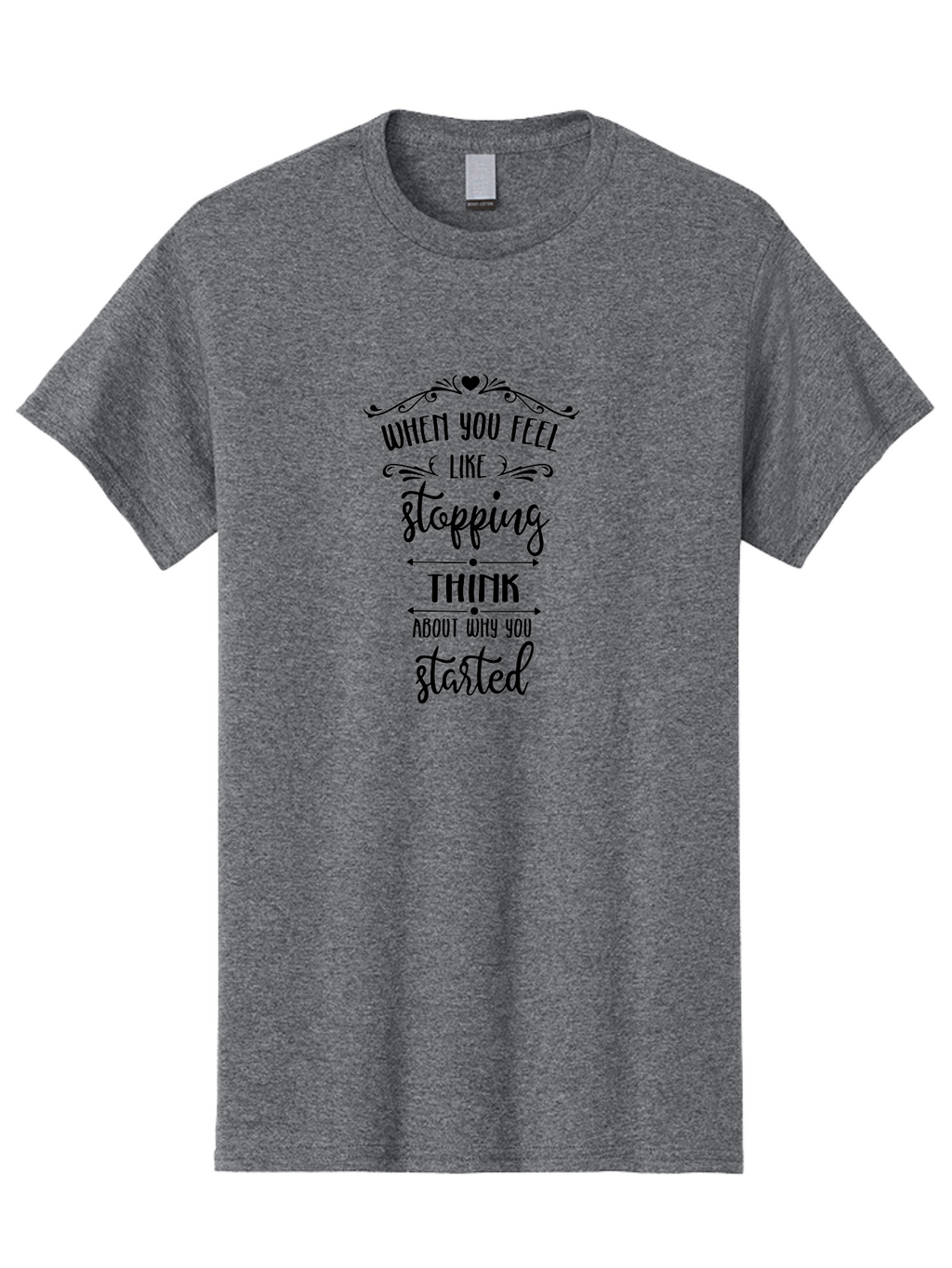 Motivational-Quote Men'S Graphic Tee, 100% Cotton, Comfortable Casual Summer Wear, Machine Washable, Motivational Quote, Inspirational Sayings, Perseverance, Determination, Success Mindset, Positive Thinking, Inner Strength, Goal Achievement Aad029