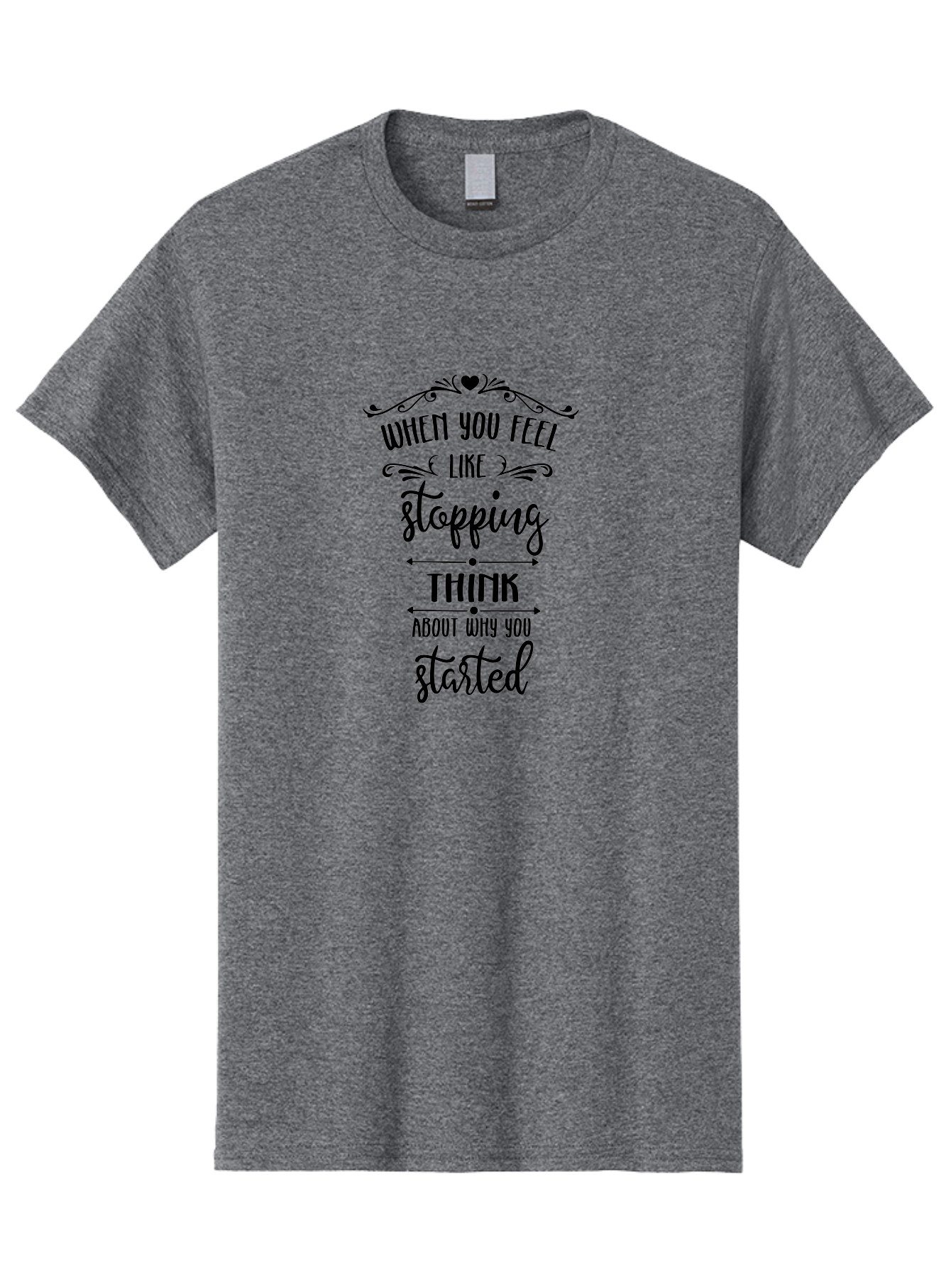 Motivational-Quote Men'S Graphic Tee, 100% Cotton, Comfortable Casual Summer Wear, Machine Washable, Motivational Quote, Inspirational Sayings, Perseverance, Determination, Success Mindset, Positive Thinking, Inner Strength, Goal Achievement Aad029