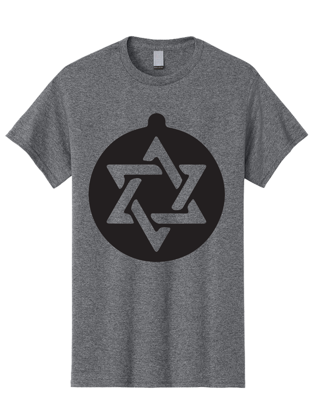 Om Men'S Graphic Tee, 100% Cotton, Comfortable Casual Summer Wear, Machine Washable, Star Of David Symbol, Jewish Heritage, Six-Pointed Star, Geometric Shape, Cultural Icon, Religious Emblem, Abstract Design Aad069