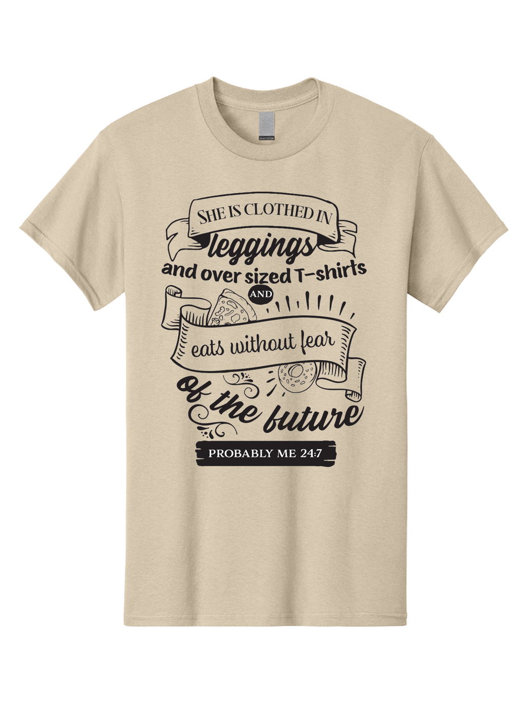 She-Is-Clothed-In-Leggings Men'S Graphic Tee, 100% Cotton, Comfortable Casual Summer Wear, Machine Washable, Funny Quote, Relatable Humor, Casual Fashion, Relaxed Lifestyle, Leggings And Oversized T-Shirts, Eating Without Fear, Aad156