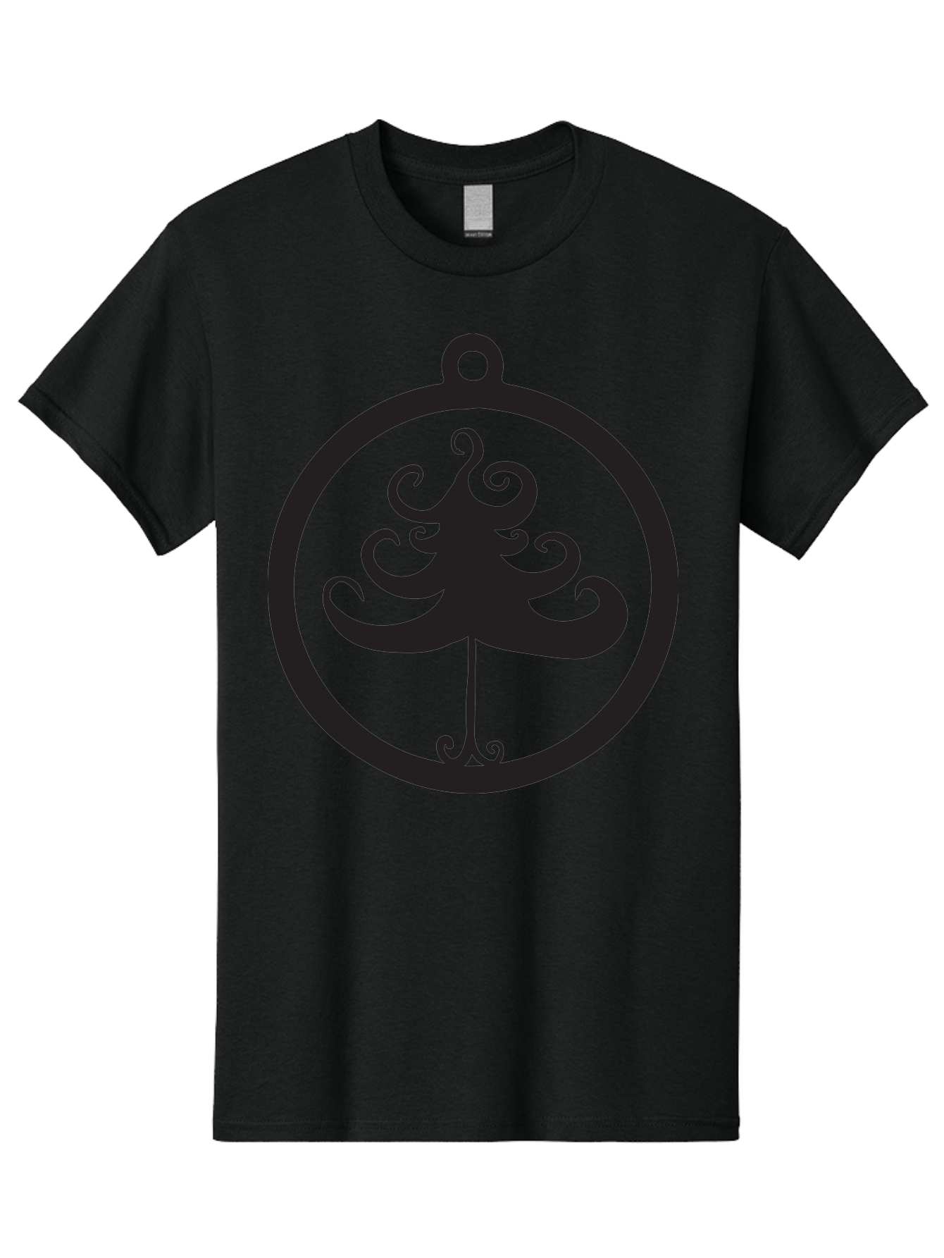 Tree-Of-Life-Logo Men'S Graphic Tee, 100% Cotton, Comfortable Casual Summer Wear, Machine Washable, Evenstar Symbol, Lord Of The Rings, Fantasy Emblem, Elegant Design, Ornate Tree, Mystical Icon, Symbolic Representation, Stylized Artwork, Aad269