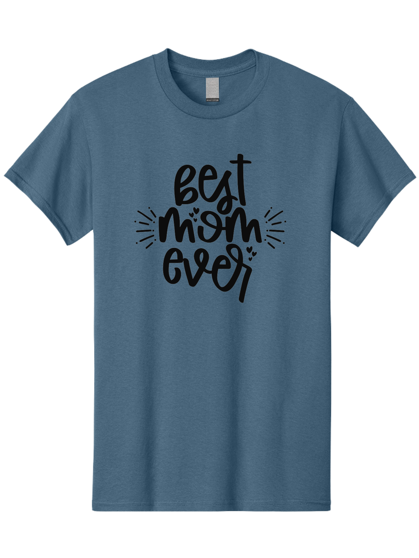 Best-Mom-Ever Men'S Graphic Tee, 100% Cotton, Comfortable Casual Summer Wear, Machine Washable, Handwritten Font, Best Mom Ever, Mother'S Day Gift, Heartwarming Message, Love, Gratitude, Celebration, Appreciation, Mothers Day, Mom'S Love Aad364