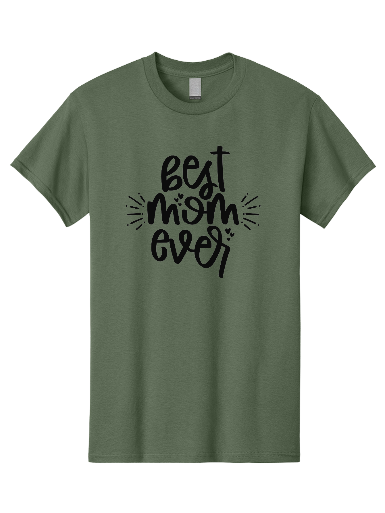 Best-Mom-Ever Men'S Graphic Tee, 100% Cotton, Comfortable Casual Summer Wear, Machine Washable, Handwritten Font, Best Mom Ever, Mother'S Day Gift, Heartwarming Message, Love, Gratitude, Celebration, Appreciation, Mothers Day, Mom'S Love Aad364