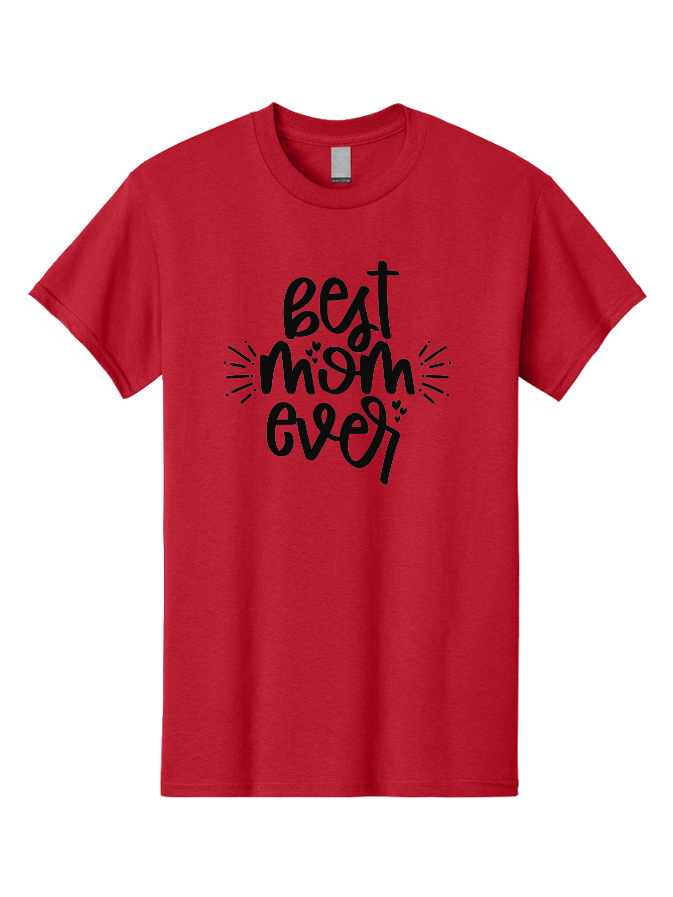 Best-Mom-Ever Men'S Graphic Tee, 100% Cotton, Comfortable Casual Summer Wear, Machine Washable, Handwritten Font, Best Mom Ever, Mother'S Day Gift, Heartwarming Message, Love, Gratitude, Celebration, Appreciation, Mothers Day, Mom'S Love Aad364