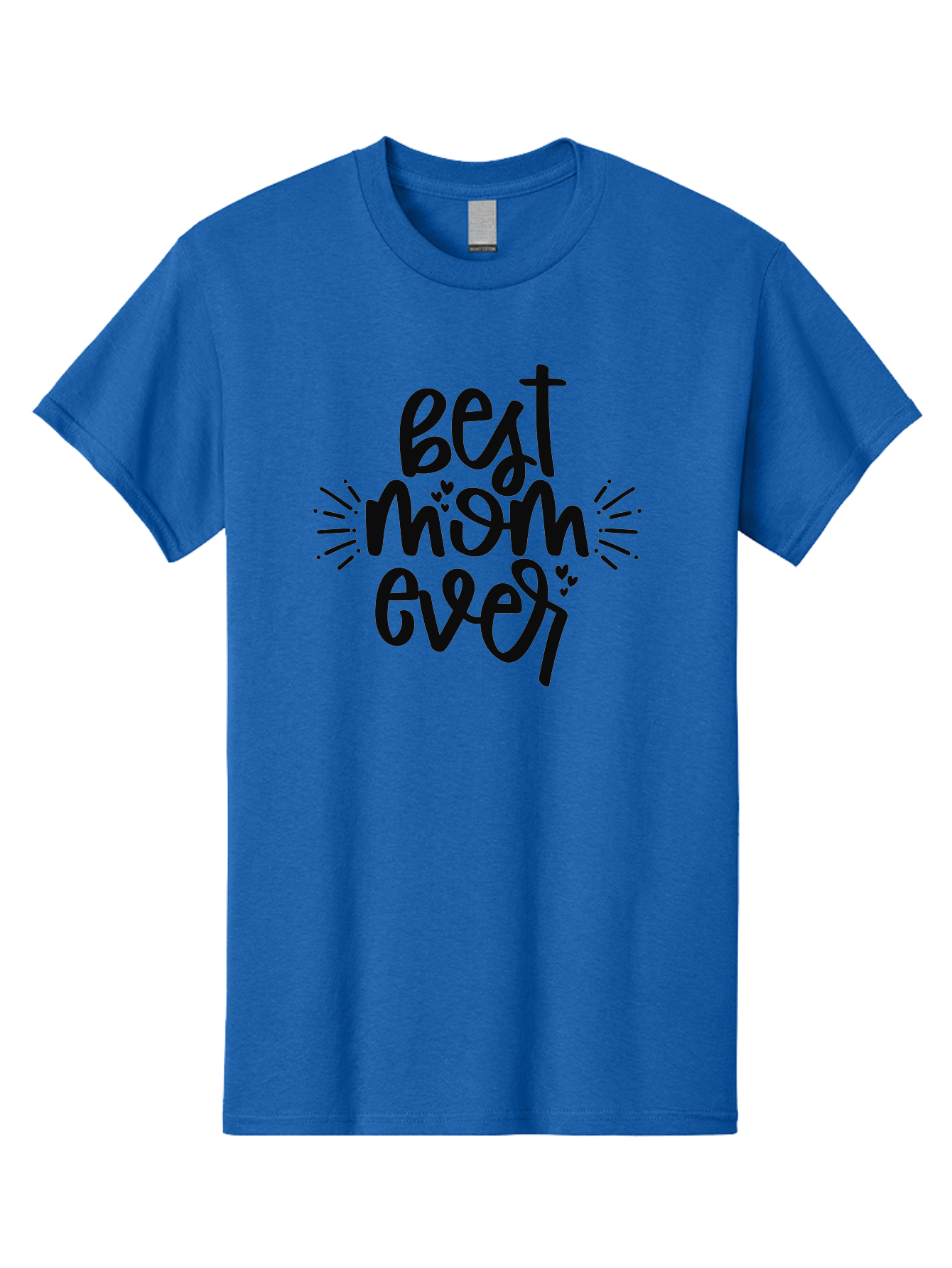 Best-Mom-Ever Men'S Graphic Tee, 100% Cotton, Comfortable Casual Summer Wear, Machine Washable, Handwritten Font, Best Mom Ever, Mother'S Day Gift, Heartwarming Message, Love, Gratitude, Celebration, Appreciation, Mothers Day, Mom'S Love Aad364