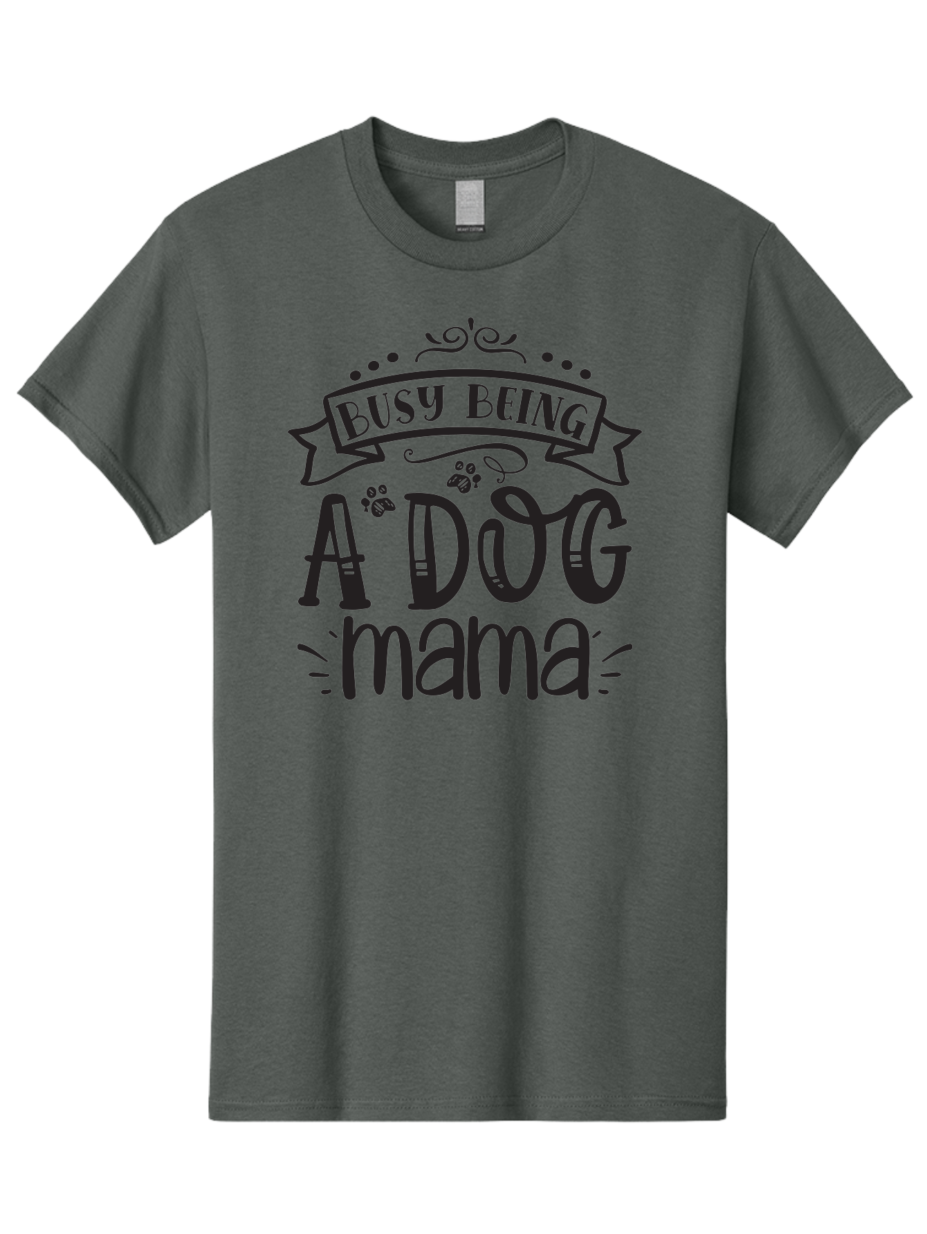 Busy-Being-Dog-Mama Men'S Graphic Tee, 100% Cotton, Comfortable Casual Summer Wear, Machine Washable, Dog Mama, Dog Mom, Dog Lover, Dog Owner, Pet Parent, Furry Family, Dog Parenting, Dog Love, Pet Love Aad367