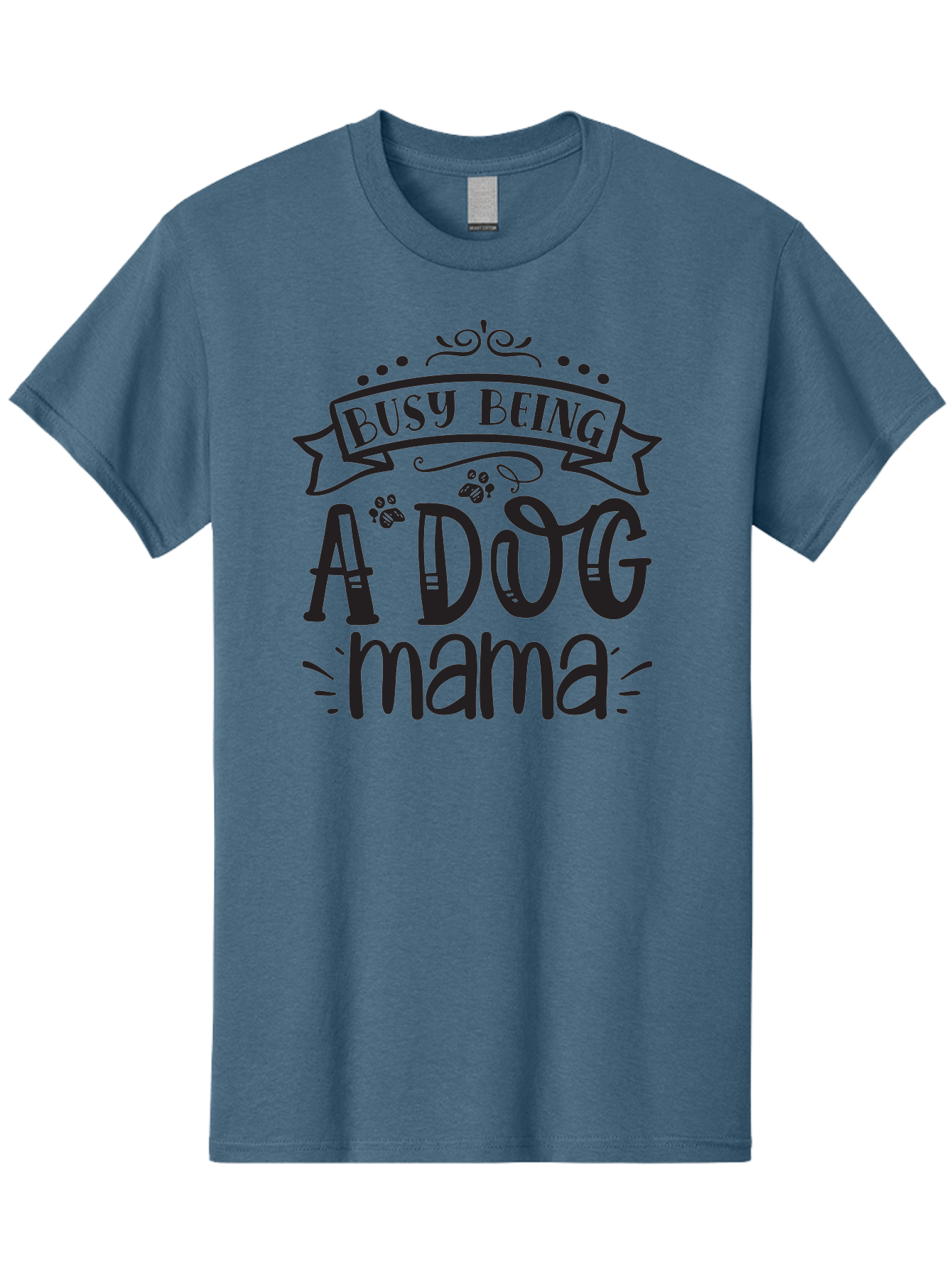 Busy-Being-Dog-Mama Men'S Graphic Tee, 100% Cotton, Comfortable Casual Summer Wear, Machine Washable, Dog Mama, Dog Mom, Dog Lover, Dog Owner, Pet Parent, Furry Family, Dog Parenting, Dog Love, Pet Love Aad367