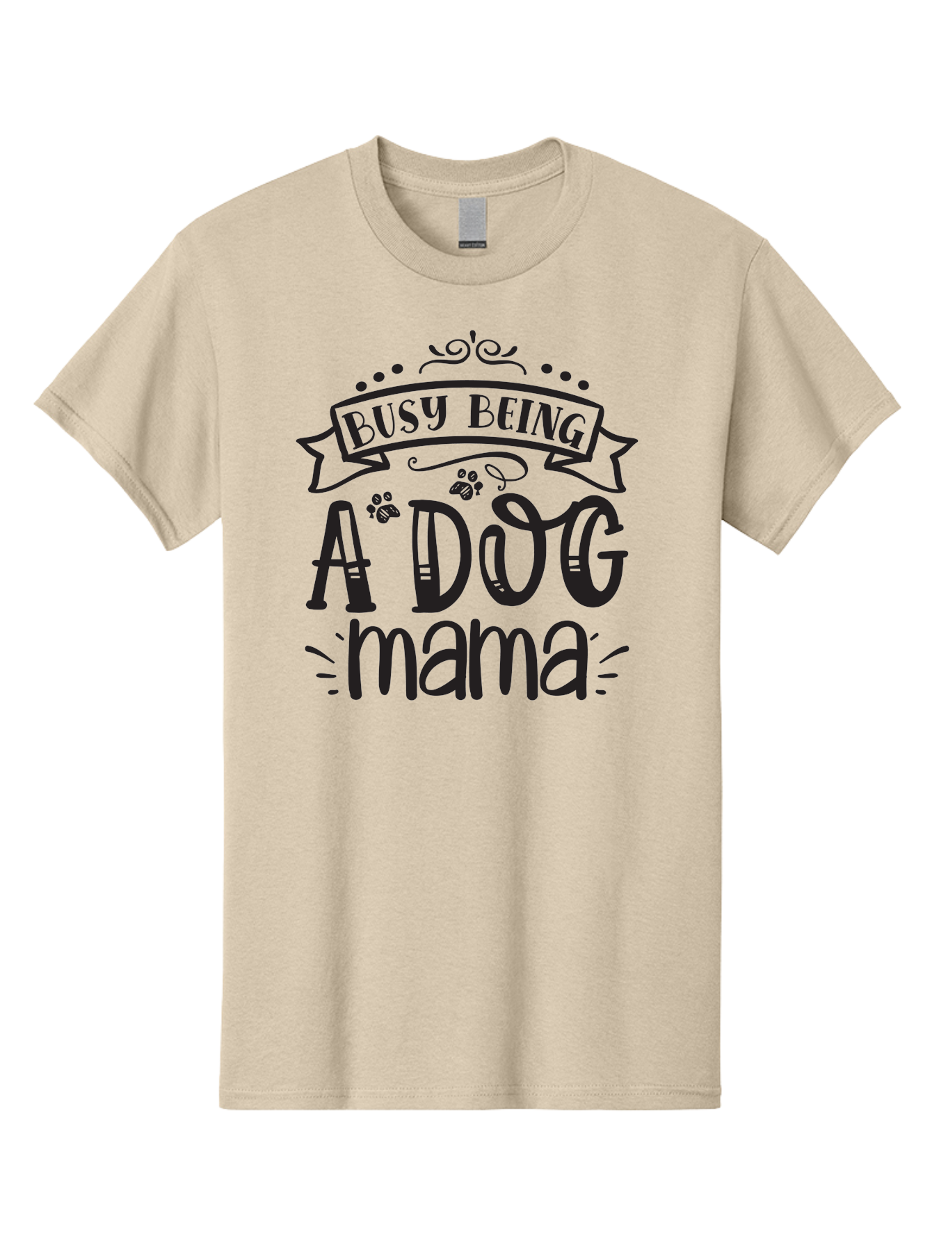 Busy-Being-Dog-Mama Men'S Graphic Tee, 100% Cotton, Comfortable Casual Summer Wear, Machine Washable, Dog Mama, Dog Mom, Dog Lover, Dog Owner, Pet Parent, Furry Family, Dog Parenting, Dog Love, Pet Love Aad367