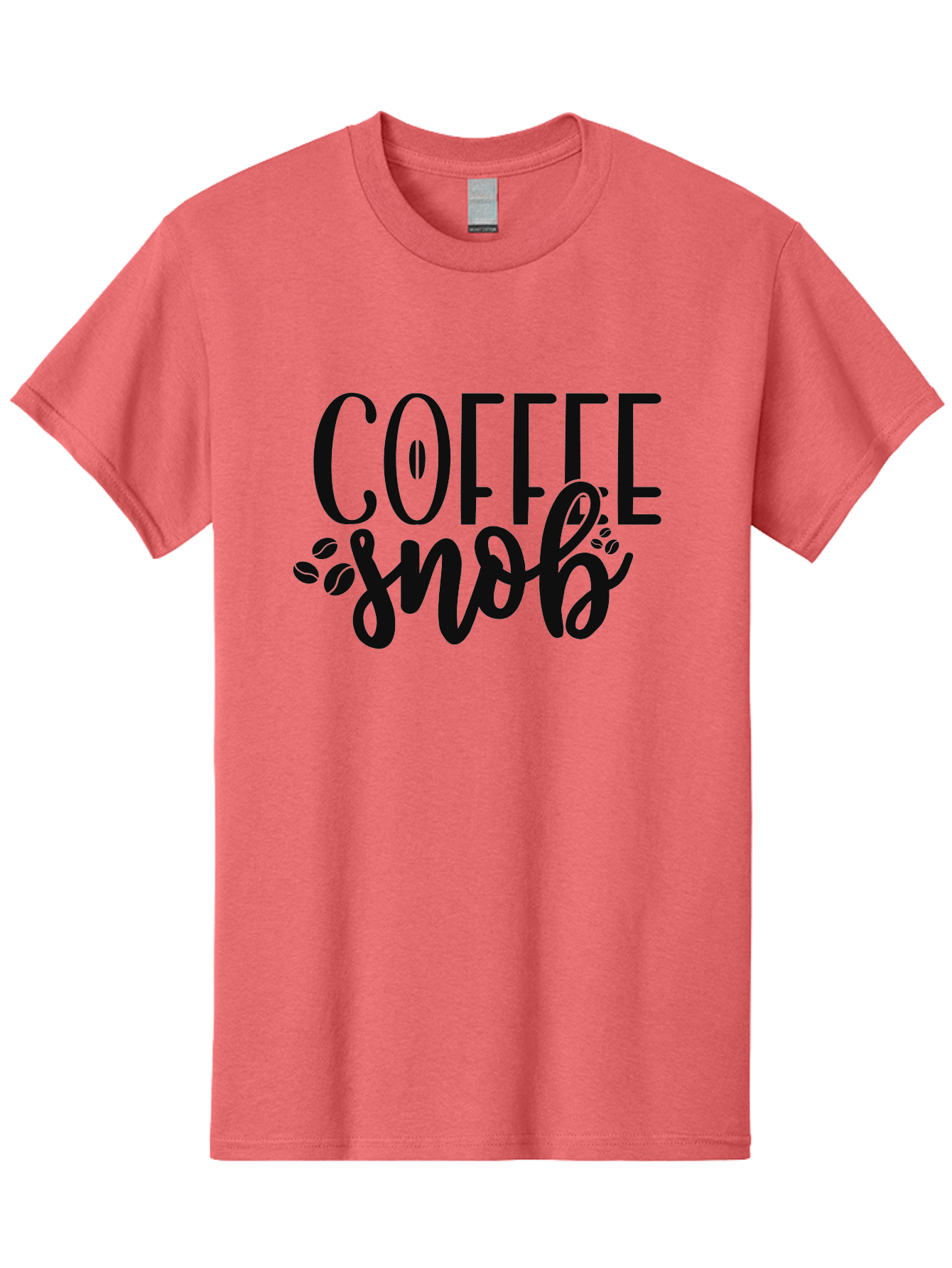 Coffee-Snob Men'S Graphic Tee, 100% Cotton, Comfortable Casual Summer Wear, Machine Washable, Coffee Snob, Coffee Lover, Coffee Culture, Coffee Beans, Specialty Coffee, Coffee Connoisseur, Coffee Humor Aad375