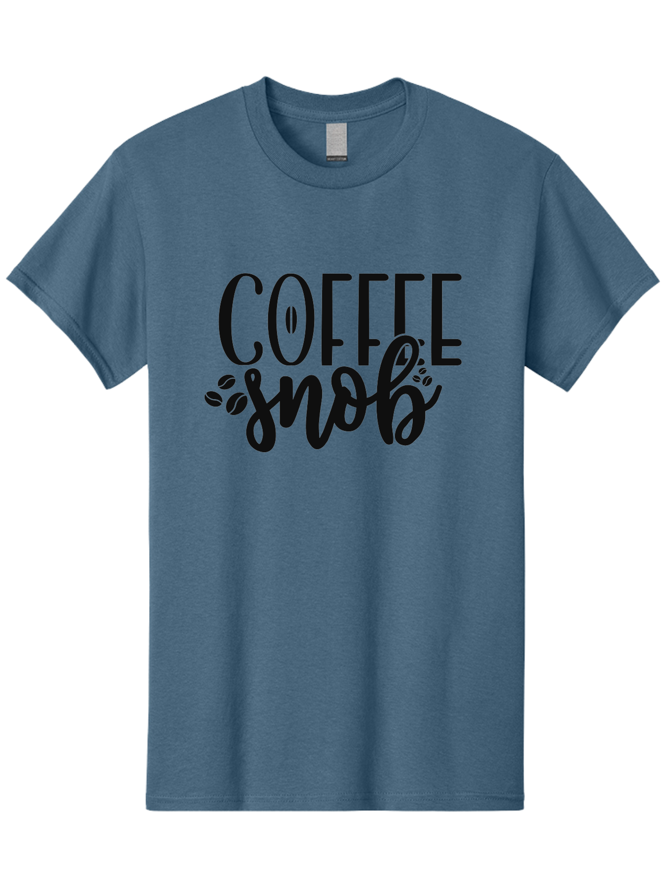 Coffee-Snob Men'S Graphic Tee, 100% Cotton, Comfortable Casual Summer Wear, Machine Washable, Coffee Snob, Coffee Lover, Coffee Culture, Coffee Beans, Specialty Coffee, Coffee Connoisseur, Coffee Humor Aad375