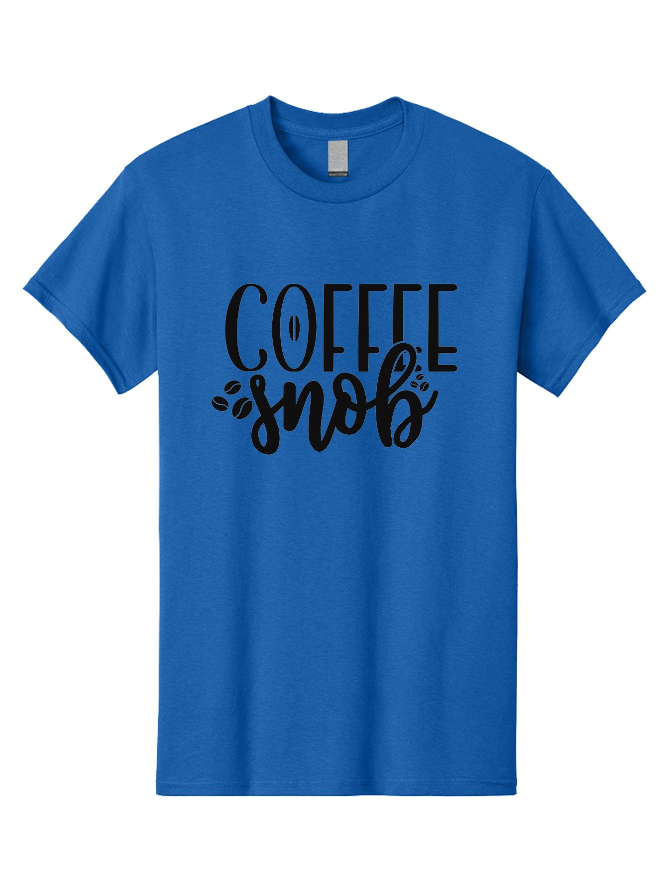 Coffee-Snob Men'S Graphic Tee, 100% Cotton, Comfortable Casual Summer Wear, Machine Washable, Coffee Snob, Coffee Lover, Coffee Culture, Coffee Beans, Specialty Coffee, Coffee Connoisseur, Coffee Humor Aad375