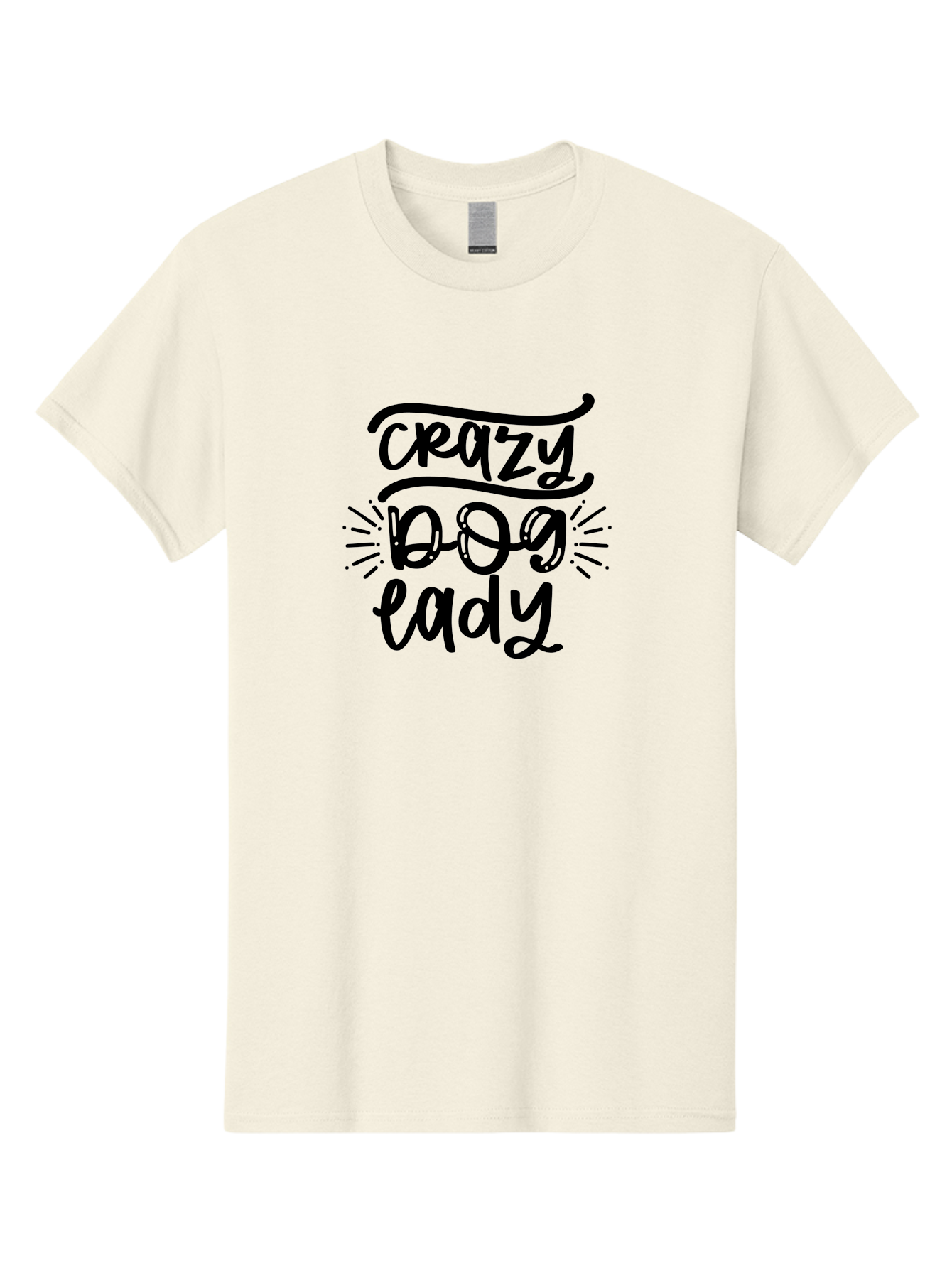Crazy-Dog-Lady-1 Men'S Graphic Tee, 100% Cotton, Comfortable Casual Summer Wear, Machine Washable, Crazy Dog Lady, Dog Lover Quote, Funny Dog Saying, Dog Mom Phrase, Paw Print Design, Dog Enthusiast, Pet Lover Gift, Quirky Dog Quote Aad377