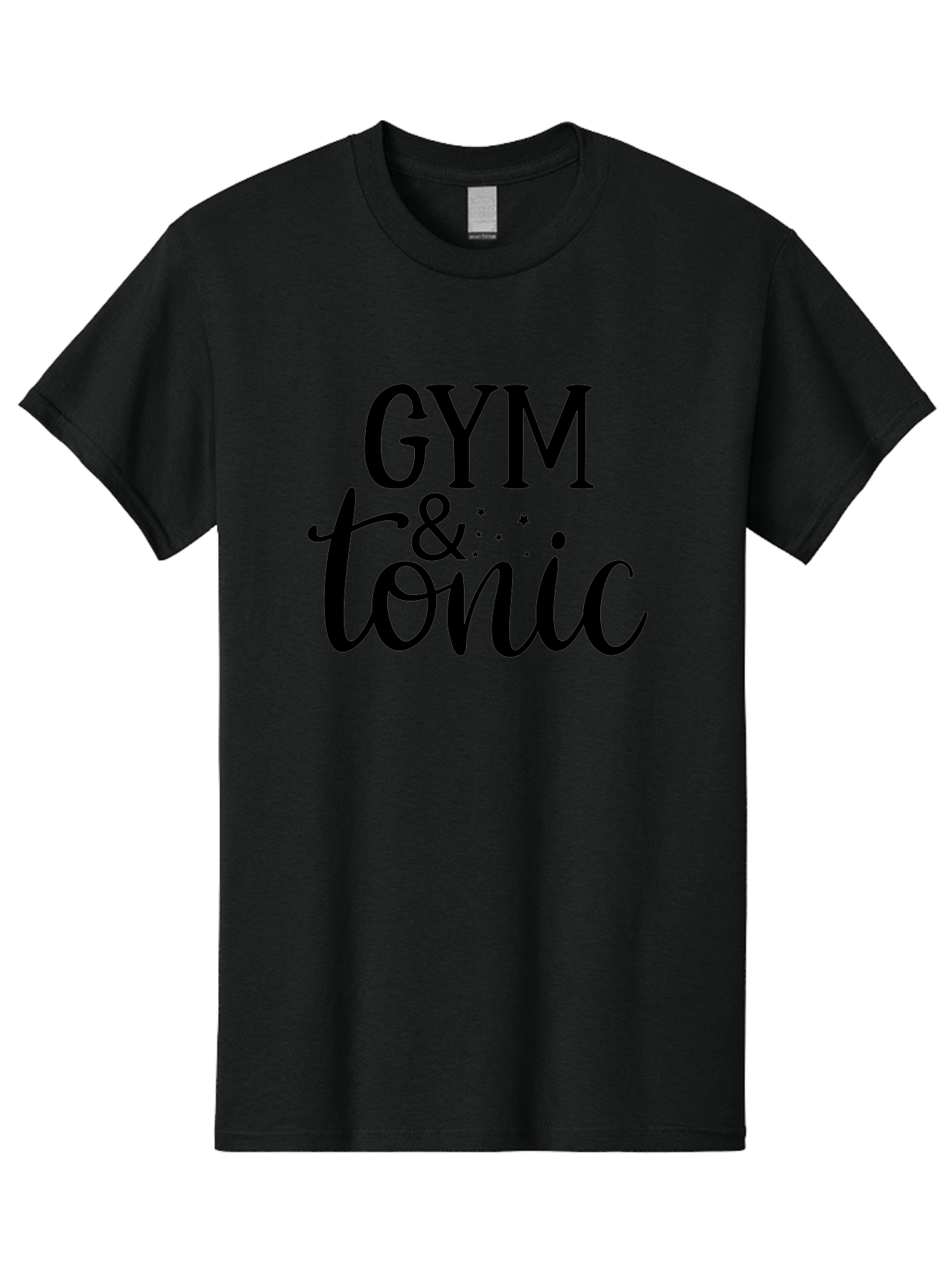 Gym-Tonic Men'S Graphic Tee, 100% Cotton, Comfortable Casual Summer Wear, Machine Washable, Gym And Tonic, Fitness Motivation, Workout Inspiration, Health And Wellness, Fitness Goals, Exercise Routine, Fitness Lifestyle Aad411