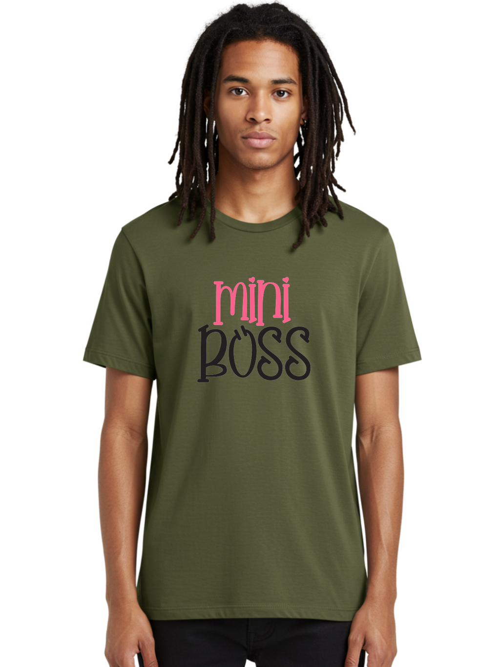 Mini-Boss Men'S Graphic Tee, 100% Cotton, Comfortable Casual Summer Wear, Machine Washable, Mini Boss, Leadership Inspiration, Young Entrepreneur, Empowerment, Confidence, Girl Power, Business Motivation, Leadership Skills Aad438
