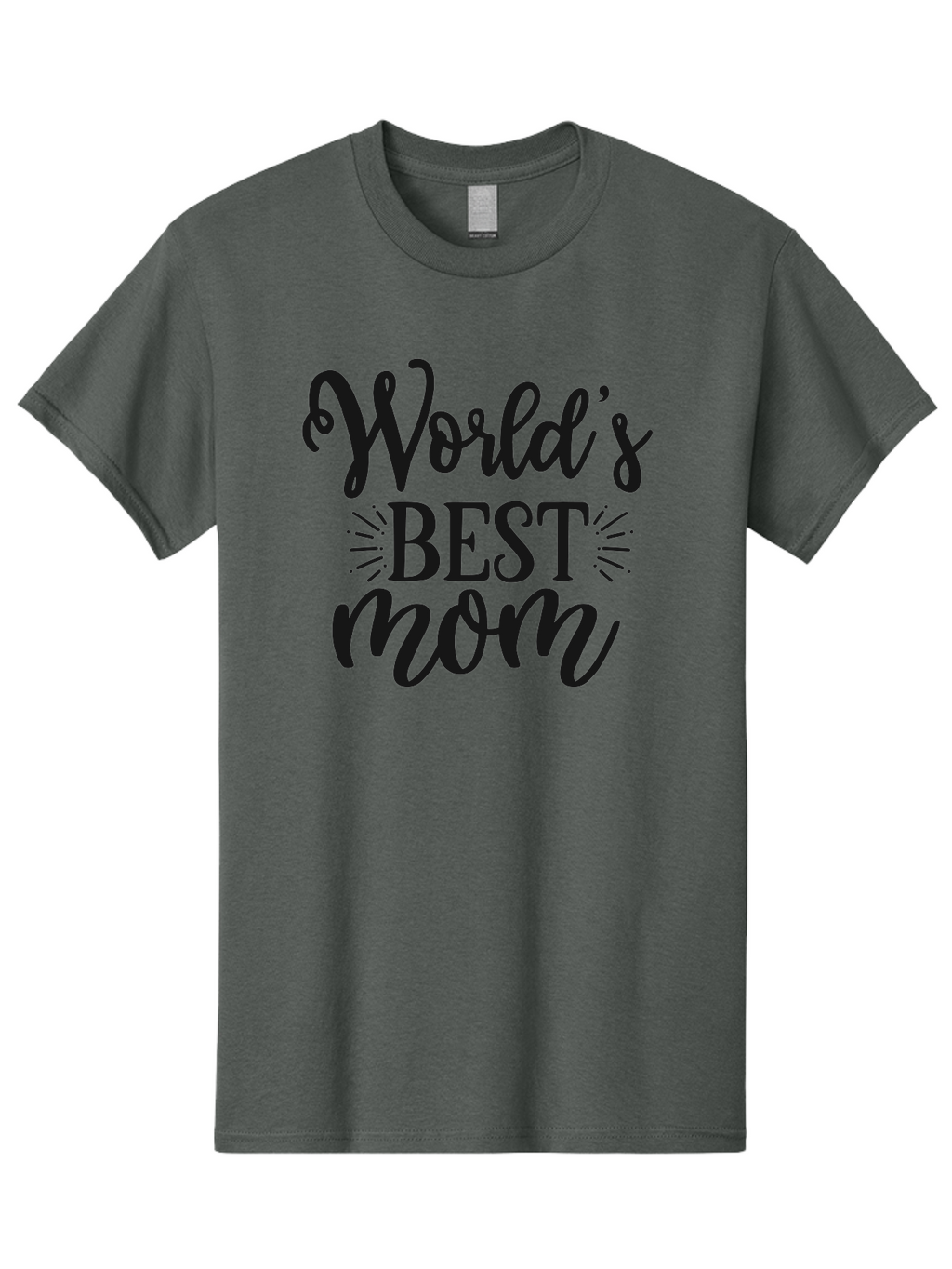 World-S-Best-Mom Men'S Graphic Tee, 100% Cotton, Comfortable Casual Summer Wear, Machine Washable, World'S Best Mom, Mother'S Day Gift, Mom Appreciation, Gift For Mom, Mother'S Day Quote, Mom Quote, Best Mom Ever Aad507