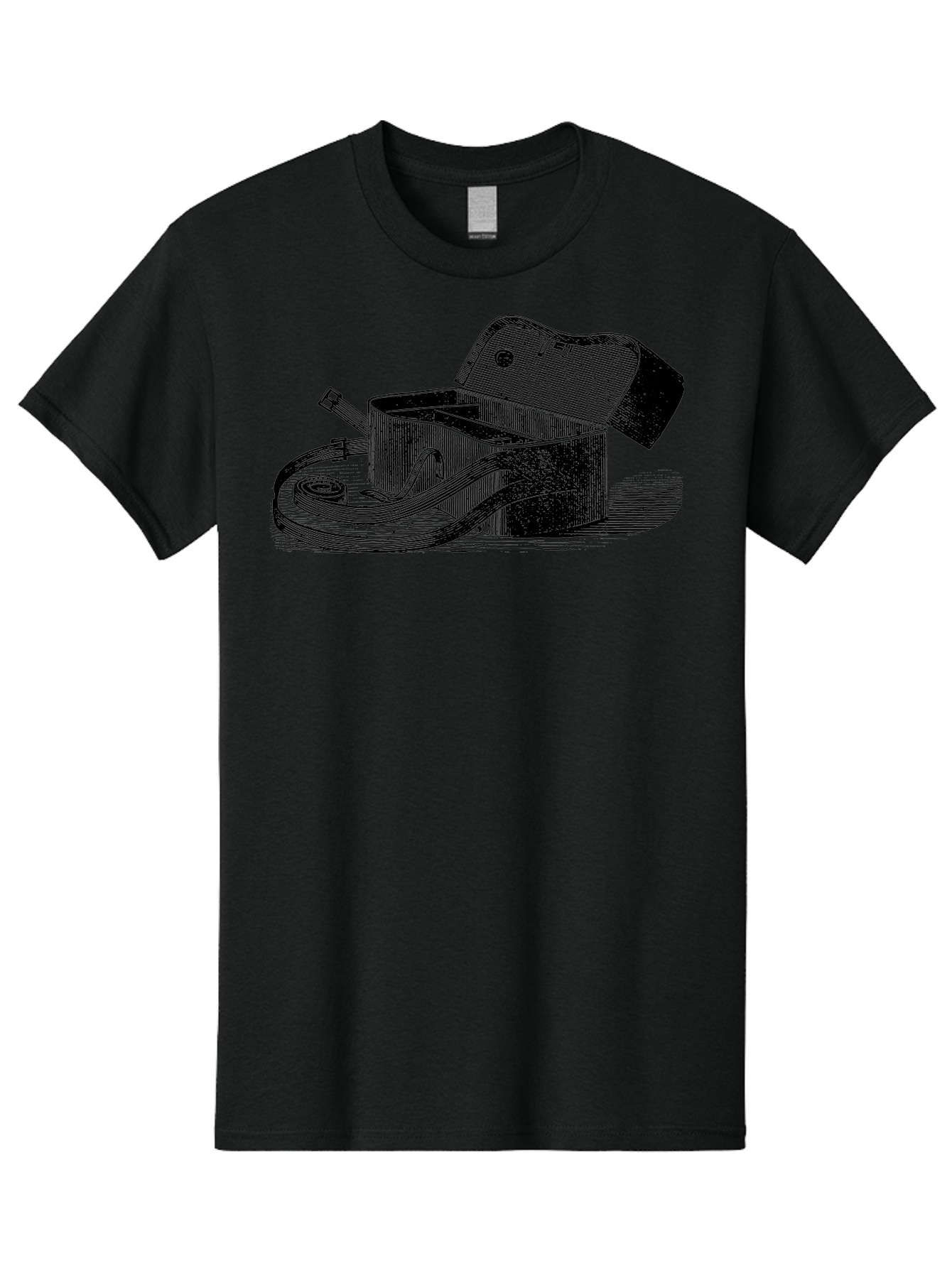 Camera-Bag Men'S Graphic Tee, 100% Cotton, Comfortable Casual Summer Wear, Machine Washable, Vintage Camera Bag, Photography Equipment, Classic Design, Leather Strap, Retro Style, Camera Accessories, Photography Gear Aad520
