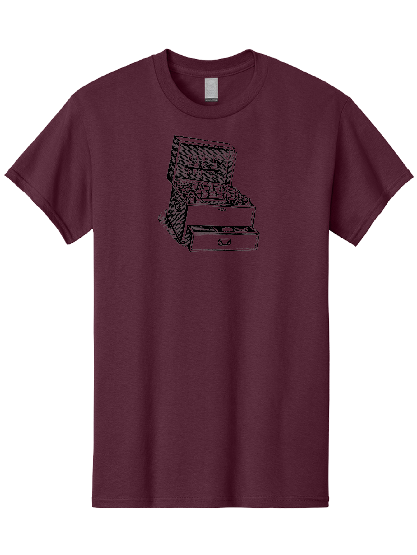 Chemist-Cabinet Men'S Graphic Tee, 100% Cotton, Comfortable Casual Summer Wear, Machine Washable, Vintage Apothecary, Medicine Storage, Old-Fashioned Remedies, Antique Medical Equipment, Wooden Chest, Medical History, Pharmacy Cabinet, Aad523