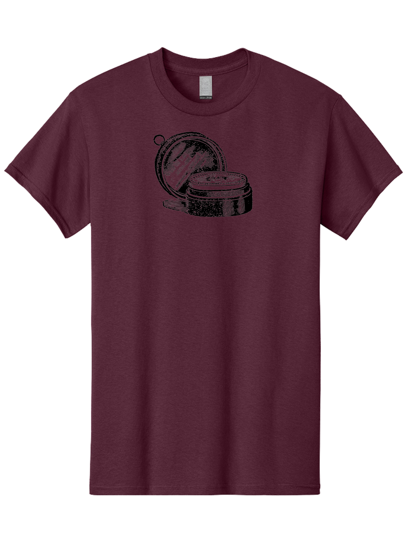 Compass-1 Men'S Graphic Tee, 100% Cotton, Comfortable Casual Summer Wear, Machine Washable, Vintage Compass, Navigation Tool, Direction Finder, Antique Design, Classic Illustration, Detailed Artwork, Circular Shape Aad524