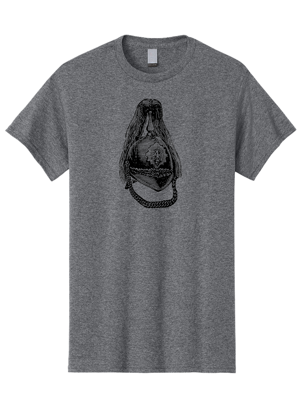 Goddess-With-Chalice-And-Rope Men'S Graphic Tee, 100% Cotton, Comfortable Casual Summer Wear, Machine Washable, Masonic Symbol, Mysterious Figure, Hood With Shadow, Sacred Emblem, Esoteric Art, Symbolic Representation, Secret Society, Aad536