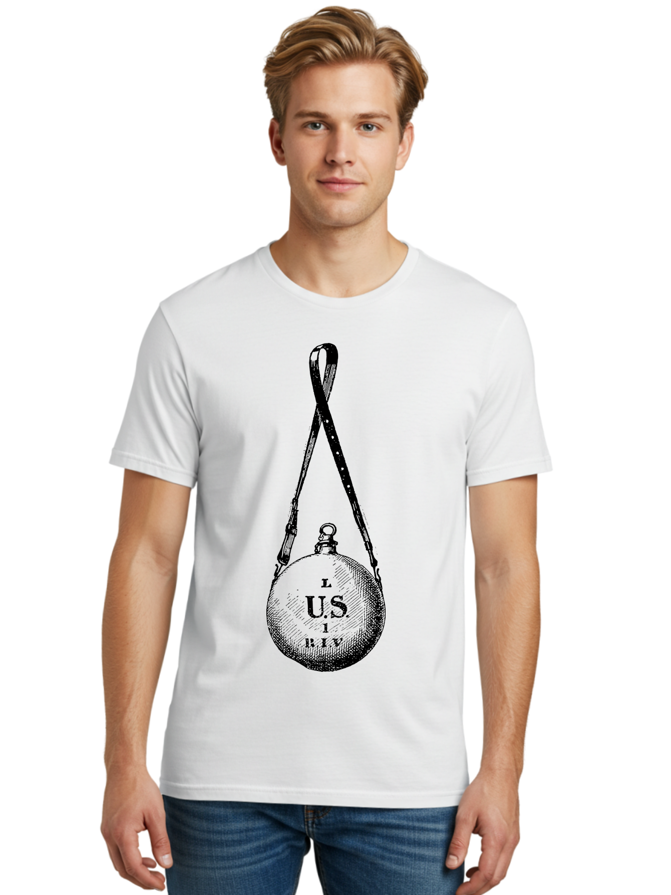 Us-1-Purse Men'S Graphic Tee, 100% Cotton, Comfortable Casual Summer Wear, Machine Washable, Vintage Pocket Watch, Antique Timepiece, Engraved Watch, Strap And Clasp, Nostalgic Accessory, Classic Design, Us 1 Engraving, Retro Style Aad565