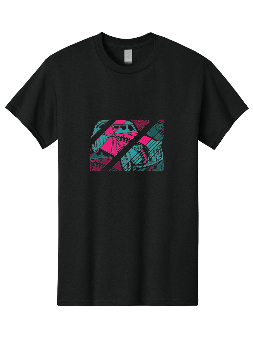 Abstract-Shapes Men'S Graphic Tee, 100% Cotton, Comfortable Casual Summer Wear, Machine Washable, Abstract Art, Modern Design, Vibrant Colors, Pink, Blue, Geometric Shapes, Mixed Media, Creative Expression, Artistic Texture, Contemporary Style Aad568