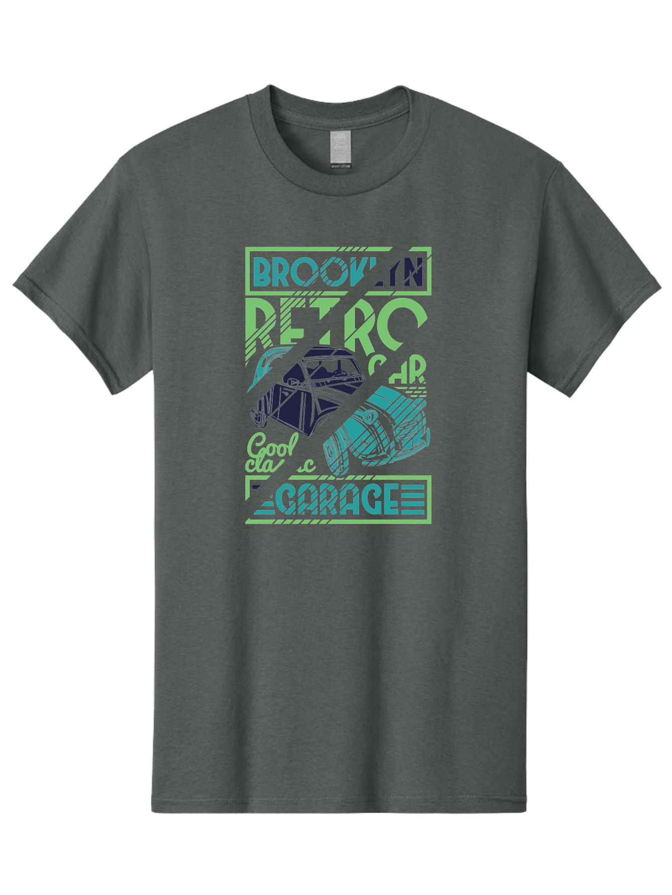 Brook-N-Petro-Car-Cool Men'S Graphic Tee, 100% Cotton, Comfortable Casual Summer Wear, Machine Washable, Vintage Car, Retro Automobile, Cool Design, Stylized Vehicle, Drift Car, Custom Graphic, Automotive Art, Graphic Design, Typography, Aad569
